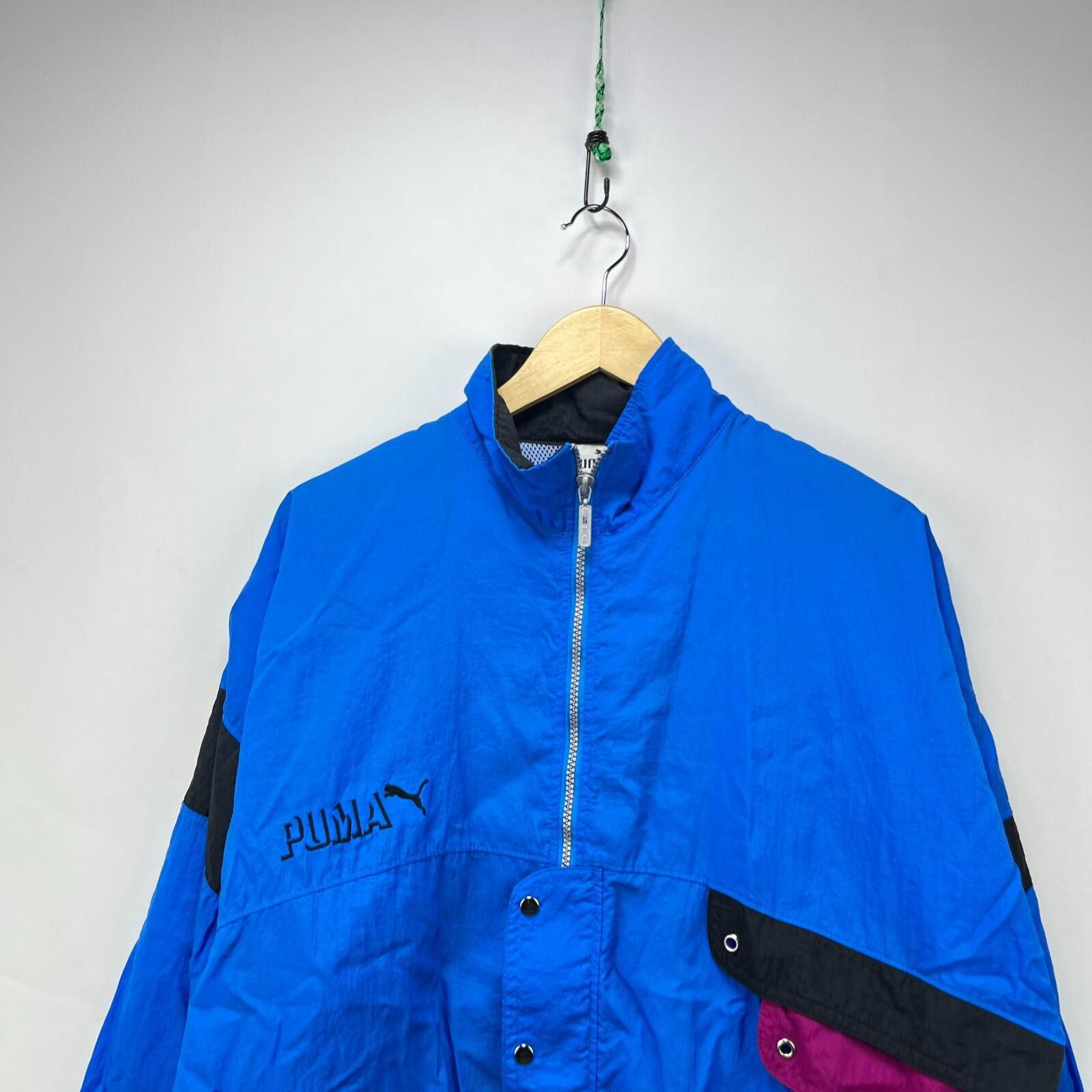 Puma Vintage 90s Puma Windbreaker Track Jacket Tracksuit Large Size US L / EU 52-54 / 3 - 2 Thumbnail