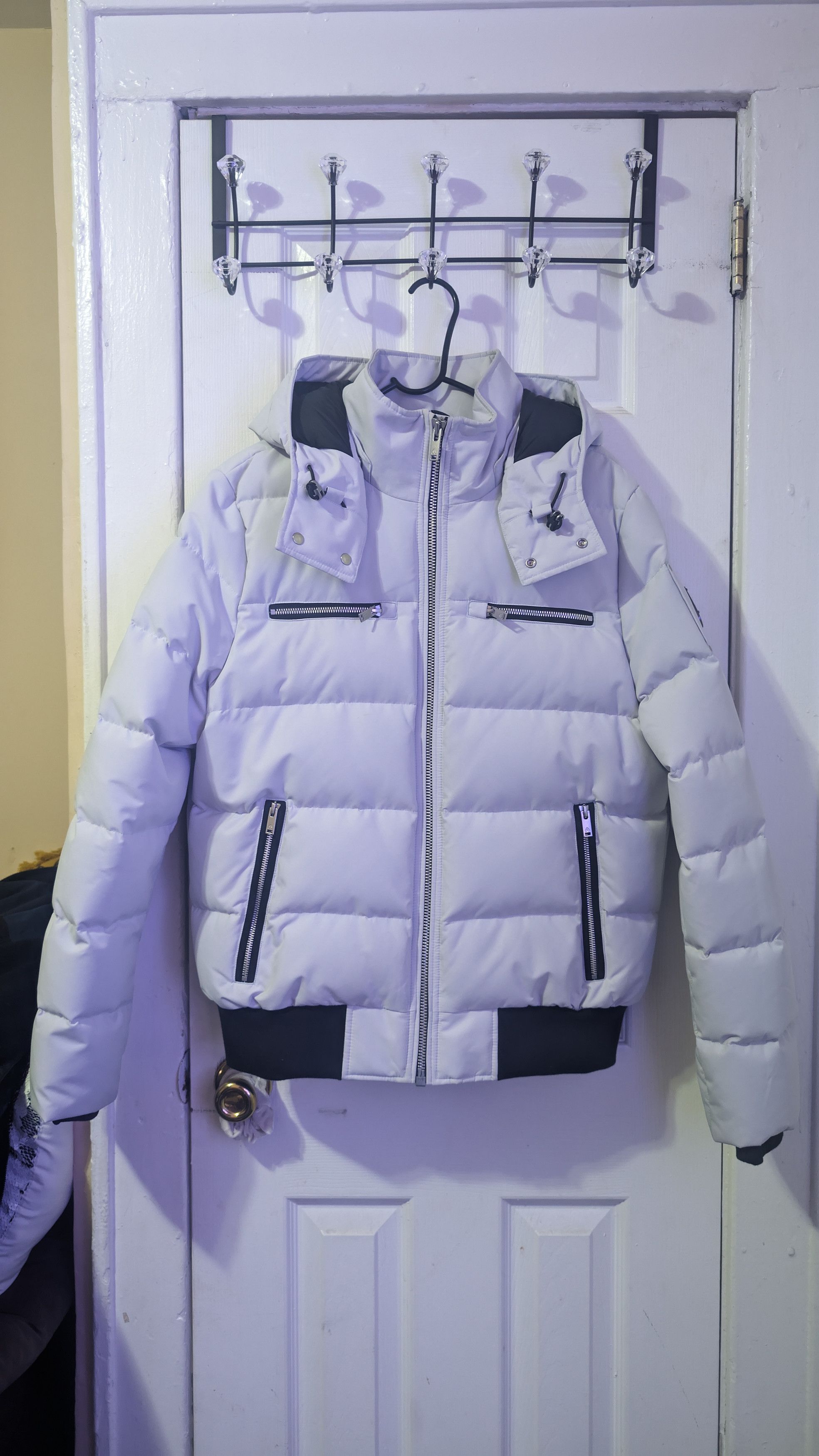 image of Moose Knuckles - Cloud Bomber-Nimbus Cloud -M For Men (Size Medium)