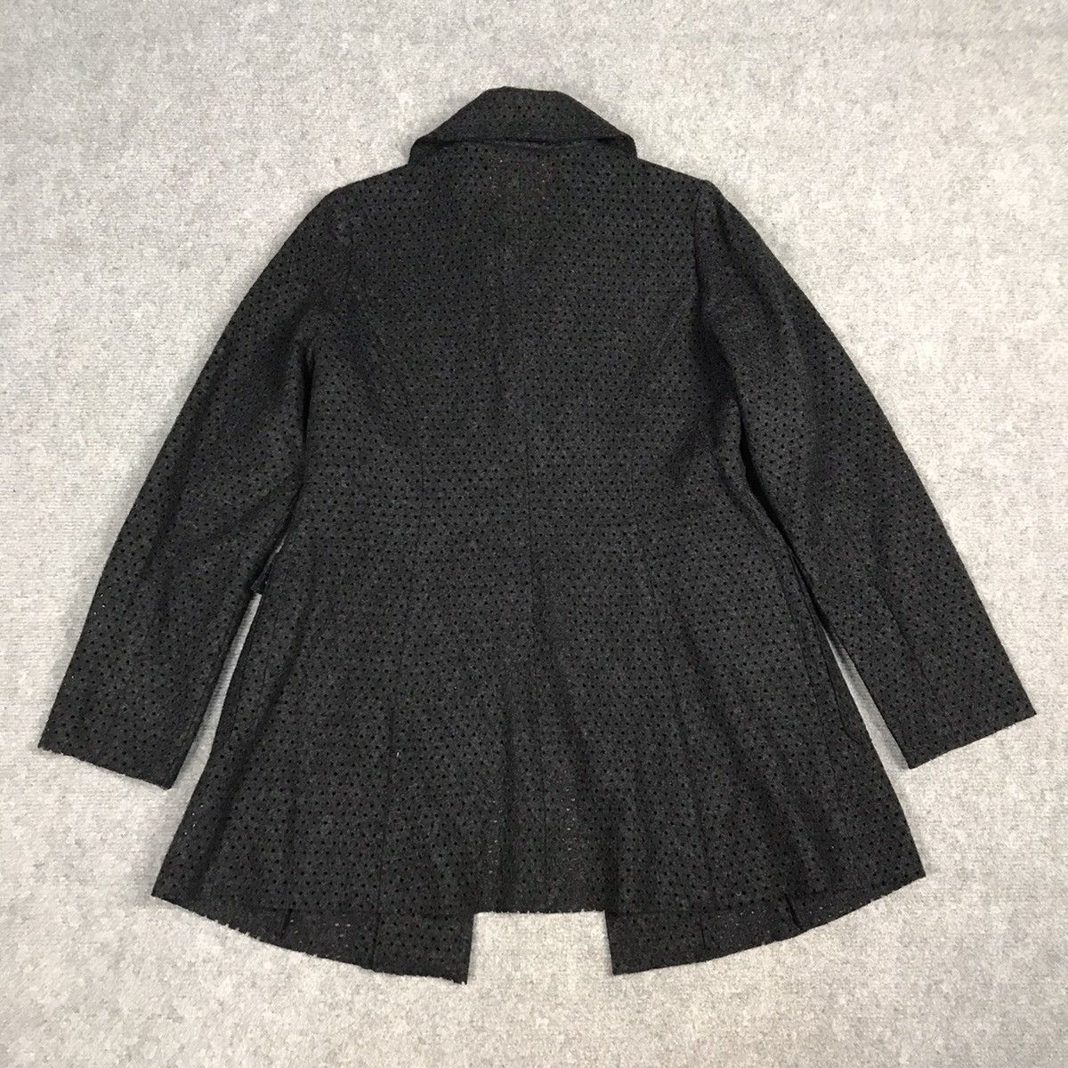 Japanese Brand JAPAN BRAND TAFFETA WOOL WOMAN JACKET COAT Size S / US 4 / IT 40 - 7 Thumbnail