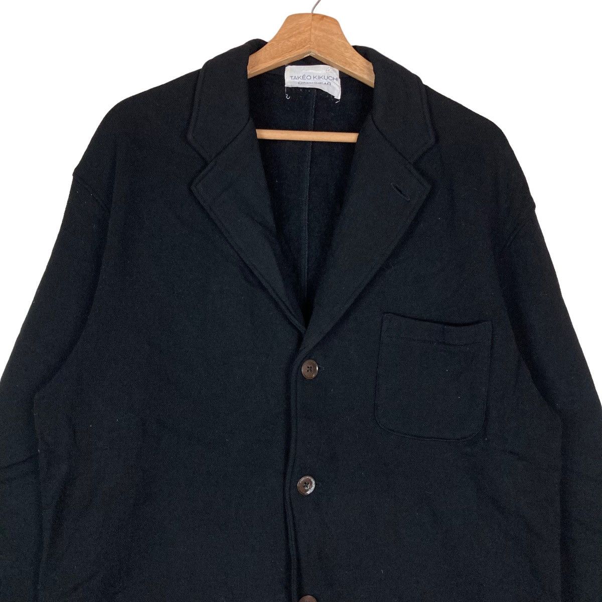 Takeo Kikuchi Vintage Takeo Kikuchi Flat Button Blazer Coat Jacket Size US M / EU 48-50 / 2 - 2 Thumbnail