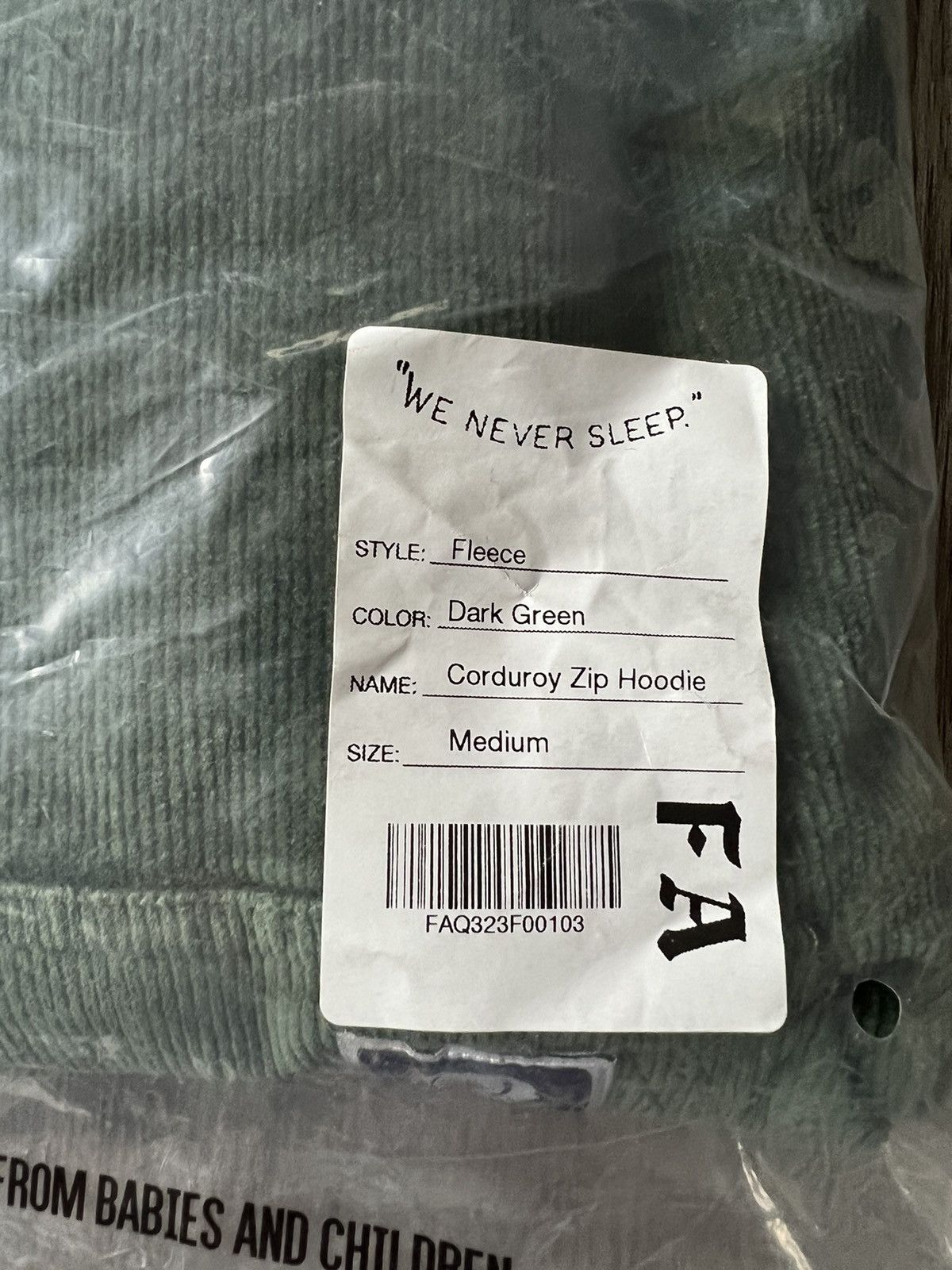Fucking Awesome Fucking Awesome Corduroy Zip Hoodie Size US M / EU 48-50 / 2 - 3 Thumbnail