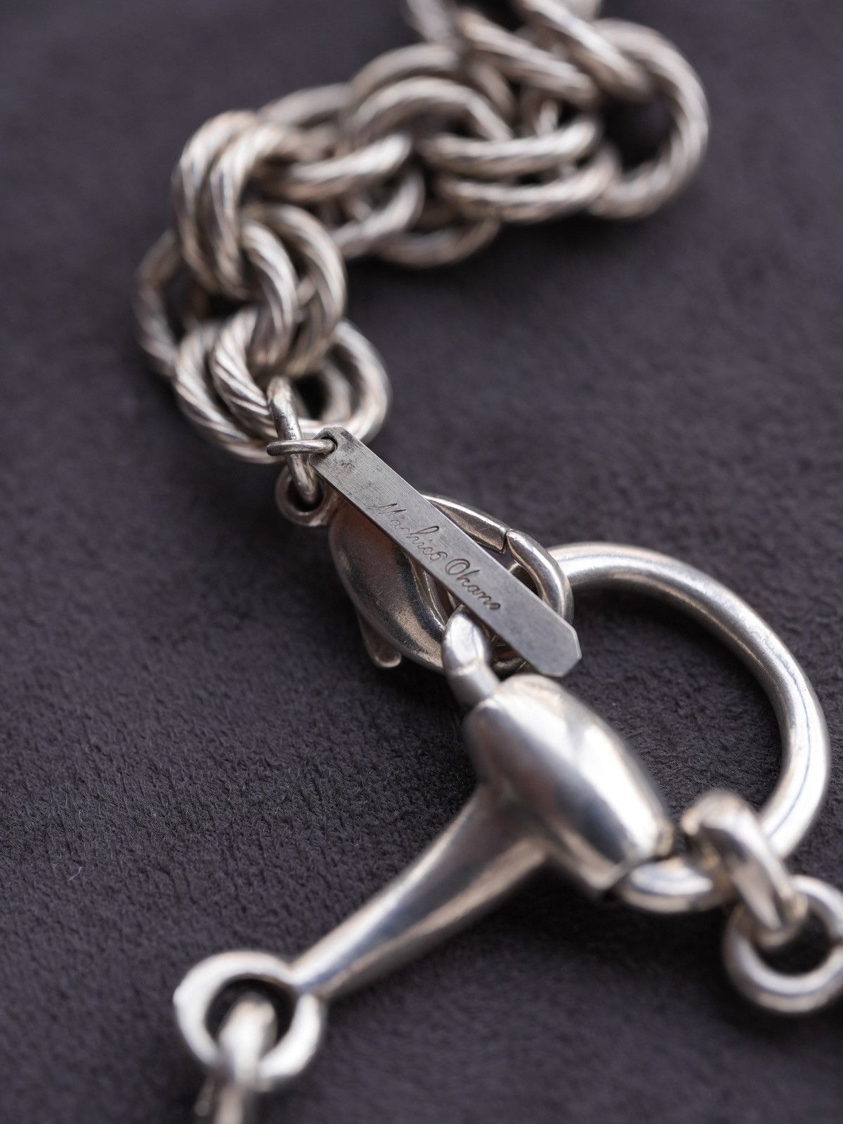 Japanese Brand Tsukuyomi –Reworked Vintage SV 18K Necklace by Machico Okano Size ONE SIZE - 7 Thumbnail