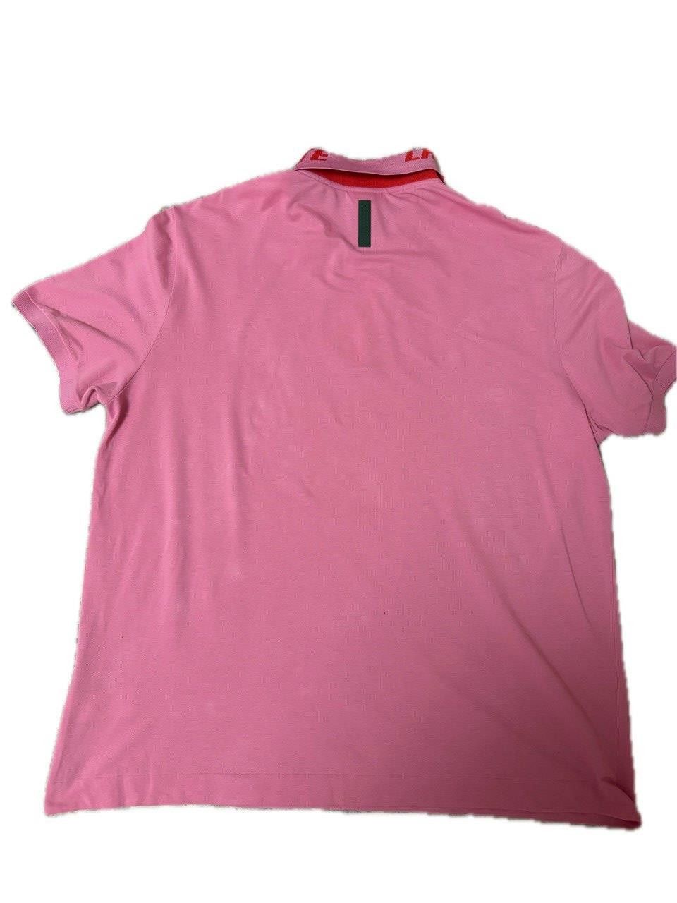 Lacoste Lacoste Slim Fit Polo – Pink / Red Collar Logo Size US XXL / EU 58 / 5 - 7 Thumbnail