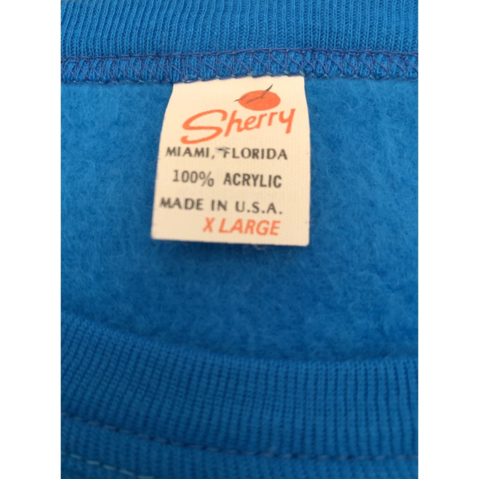 Vintage VINTAGE Sherry Sleeveless Zipper Sweatshirt Top - Nags Head, NC 80s - Size XL - Blue - Sportswear/Beach Style Mens Size US XL / EU 56 / 4 - 3 Thumbnail