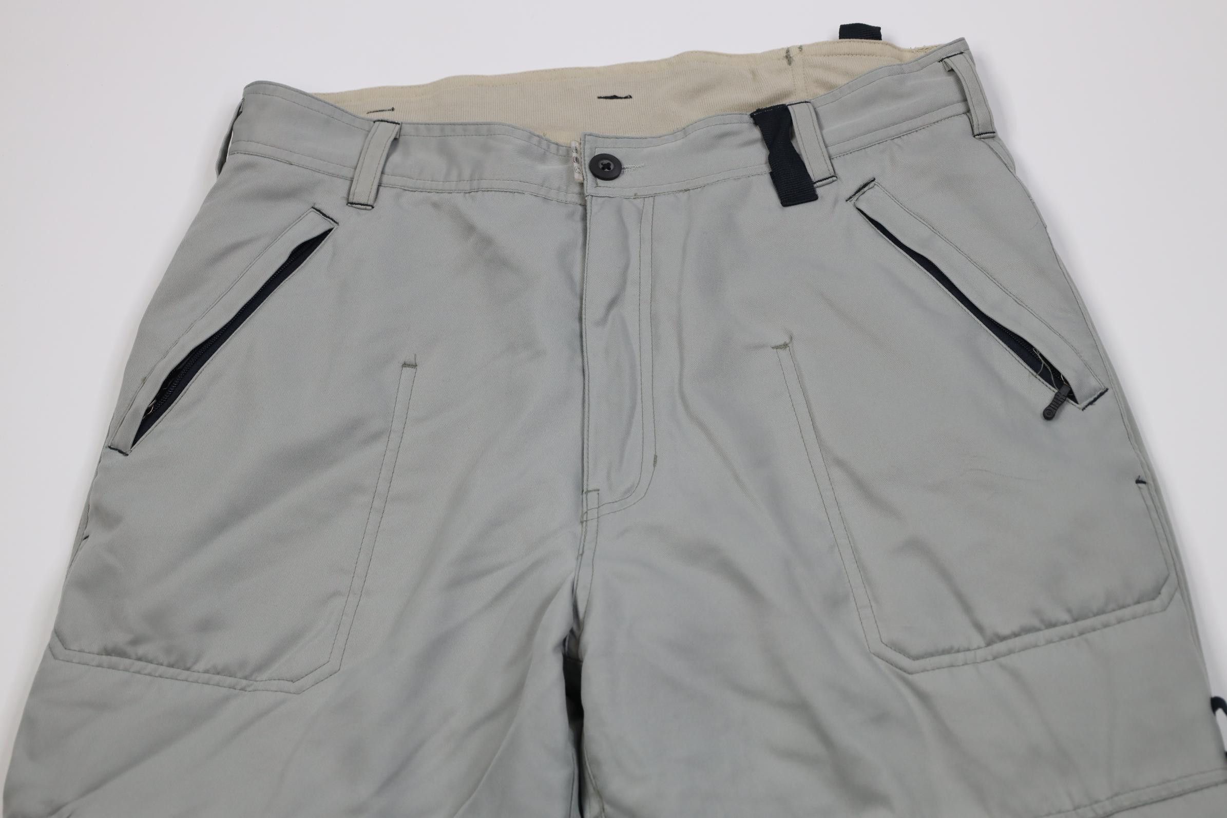 Vintage Vintage 90s Y2K Streetwear Wide Leg Snowboard Ski Pants Gray Size US 34 / EU 50 - 2 Thumbnail