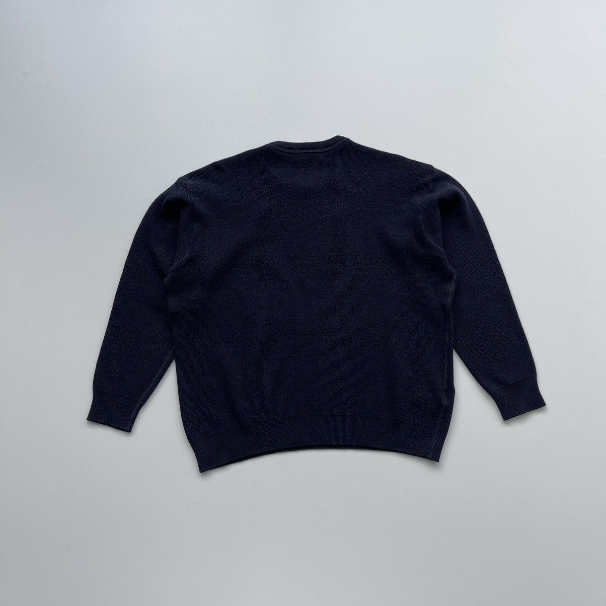 Lacoste × Vintage Lacoste Women Vintage Wool/Acrylic Knit Sweater Navy Size M / US 6-8 / IT 42-44 - 3 Thumbnail
