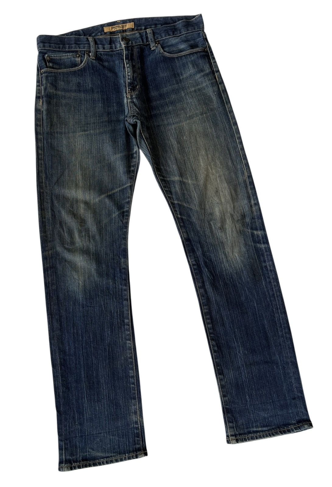 Undercover × Uniqlo Uniqlo S-001 Slim Fit Straight Distressed Denim Jeans Size US 34 / EU 50 - 3 Thumbnail