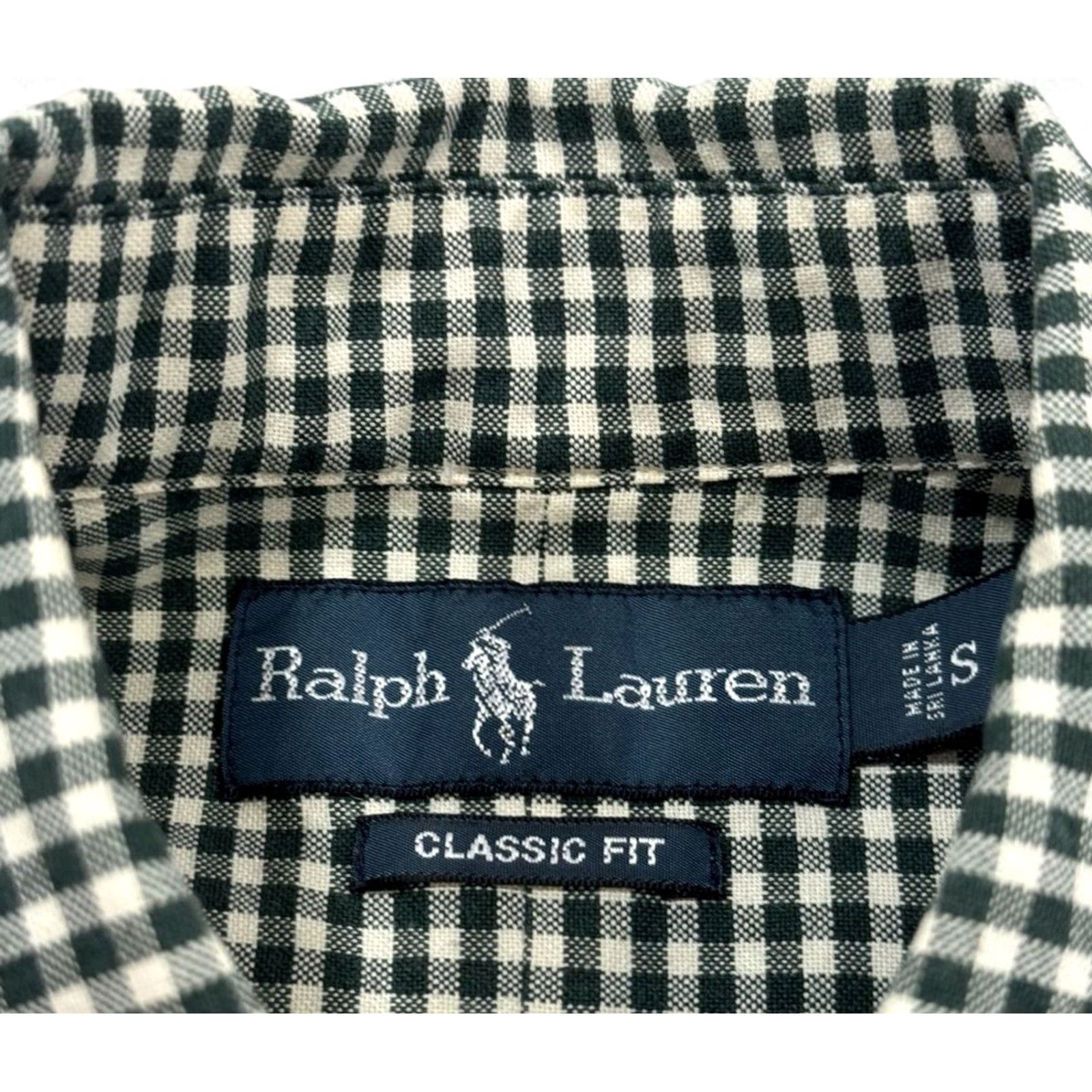 Polo Ralph Lauren Polo Ralph Lauren Green Gingham Plaid Button-Down Shirt Men’s Small Classic Fit Size US S / EU 44-46 / 1 - 4 Thumbnail