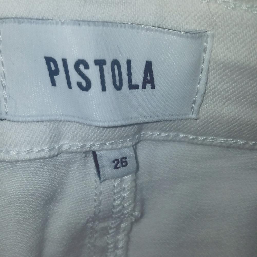 Designer Pistola White Jean's Size 26 Size 26" / US 2 / IT 38 - 4 Thumbnail