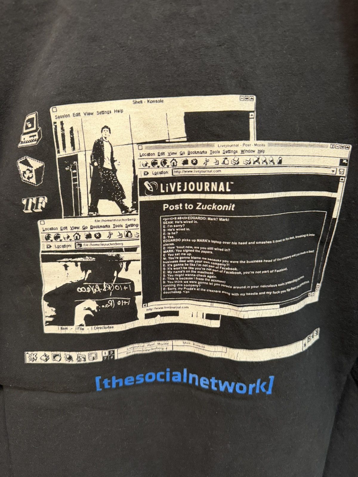 Throwing Fits Throwing Fits The Social Network Movie Bootleg Tee Size L Size US L / EU 52-54 / 3 - 3 Thumbnail