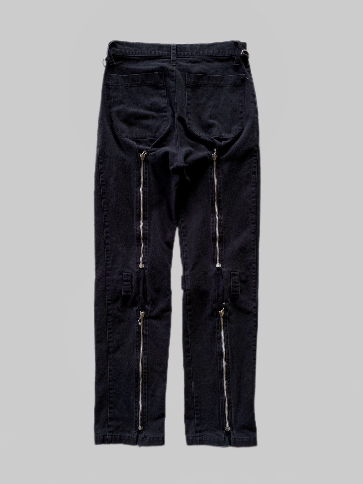 Japanese Brand Vintage Punk Seditionaries Bondage Zipper Pants Size US 28 / EU 44 - 9 Thumbnail