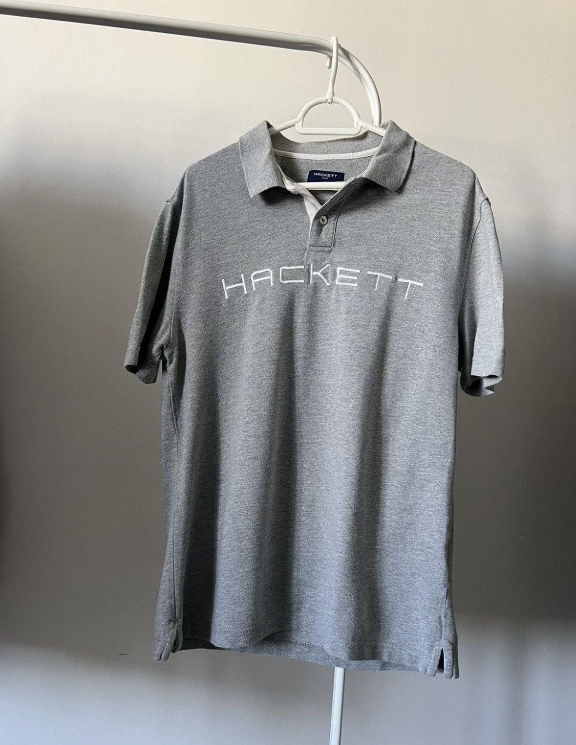 Hackett Vintage Hackett Classic Polo T-shirt Grey Old Money Size US M / EU 48-50 / 2 - 2 Thumbnail