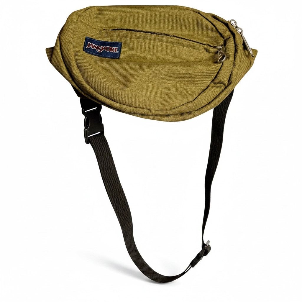 Jansport Jansport Fifth Avenue Green Fanny Pack Crossbody Casual Bag Size ONE SIZE - 1 Thumbnail