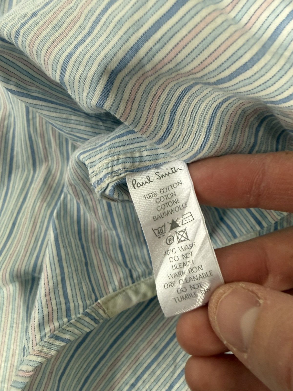 Paul Smith Vintage Paul Smith Jeans Striped Button Up Shirt Size US M / EU 48-50 / 2 - 6 Thumbnail