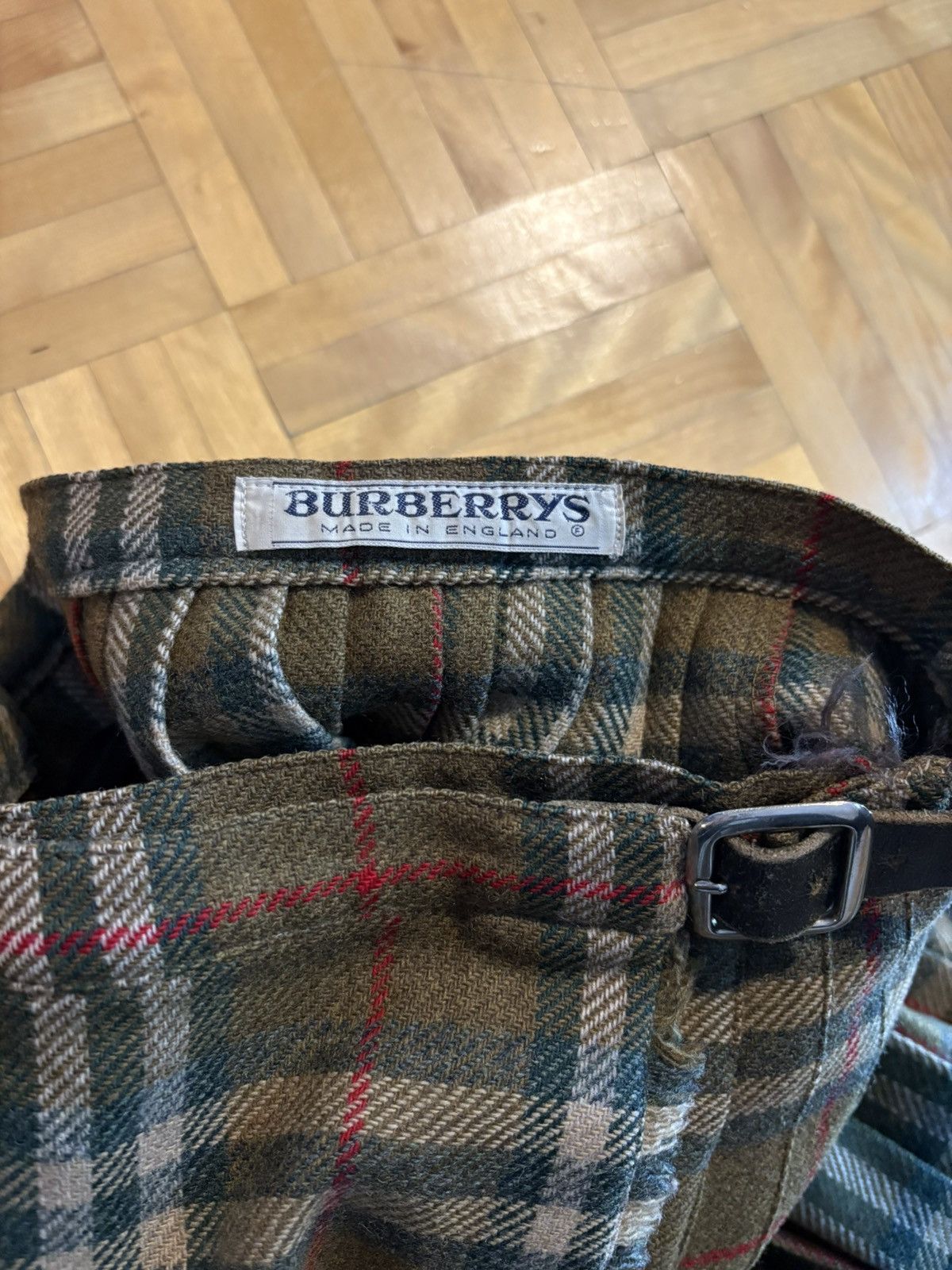 Burberry Burberry plaid pleated mini skirt Size 29" - 2 Thumbnail