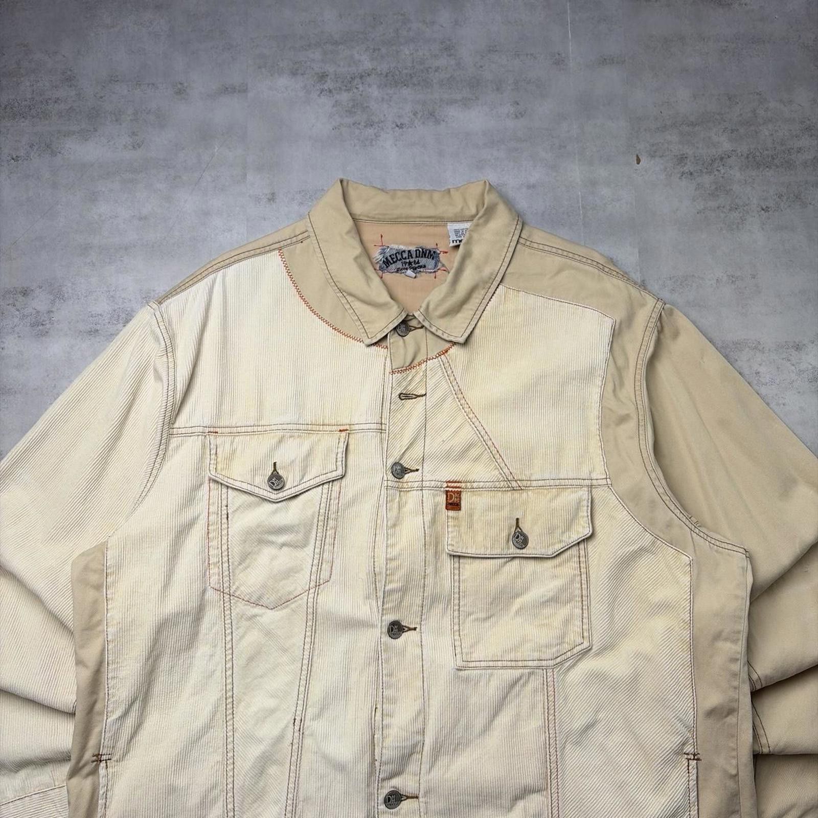 Other Y2K Mecca USA Patchwork Corduroy Denim Trucker Jacket Size US XL / EU 56 / 4 - 2 Thumbnail