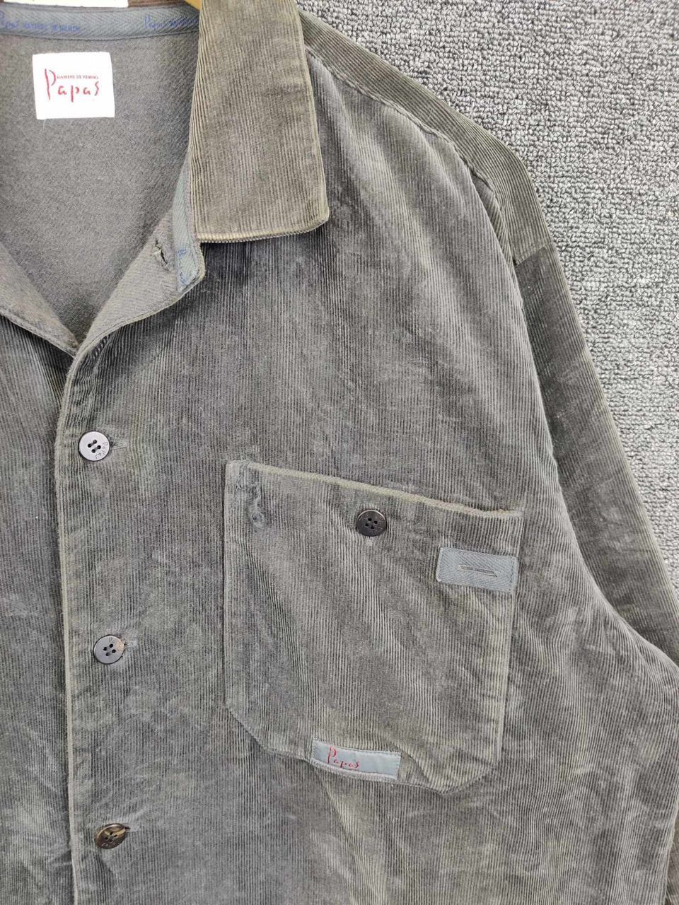 Vintage Vintage Papas Corduroy Button Shirt Jacket Size US L / EU 52-54 / 3 - 5 Thumbnail