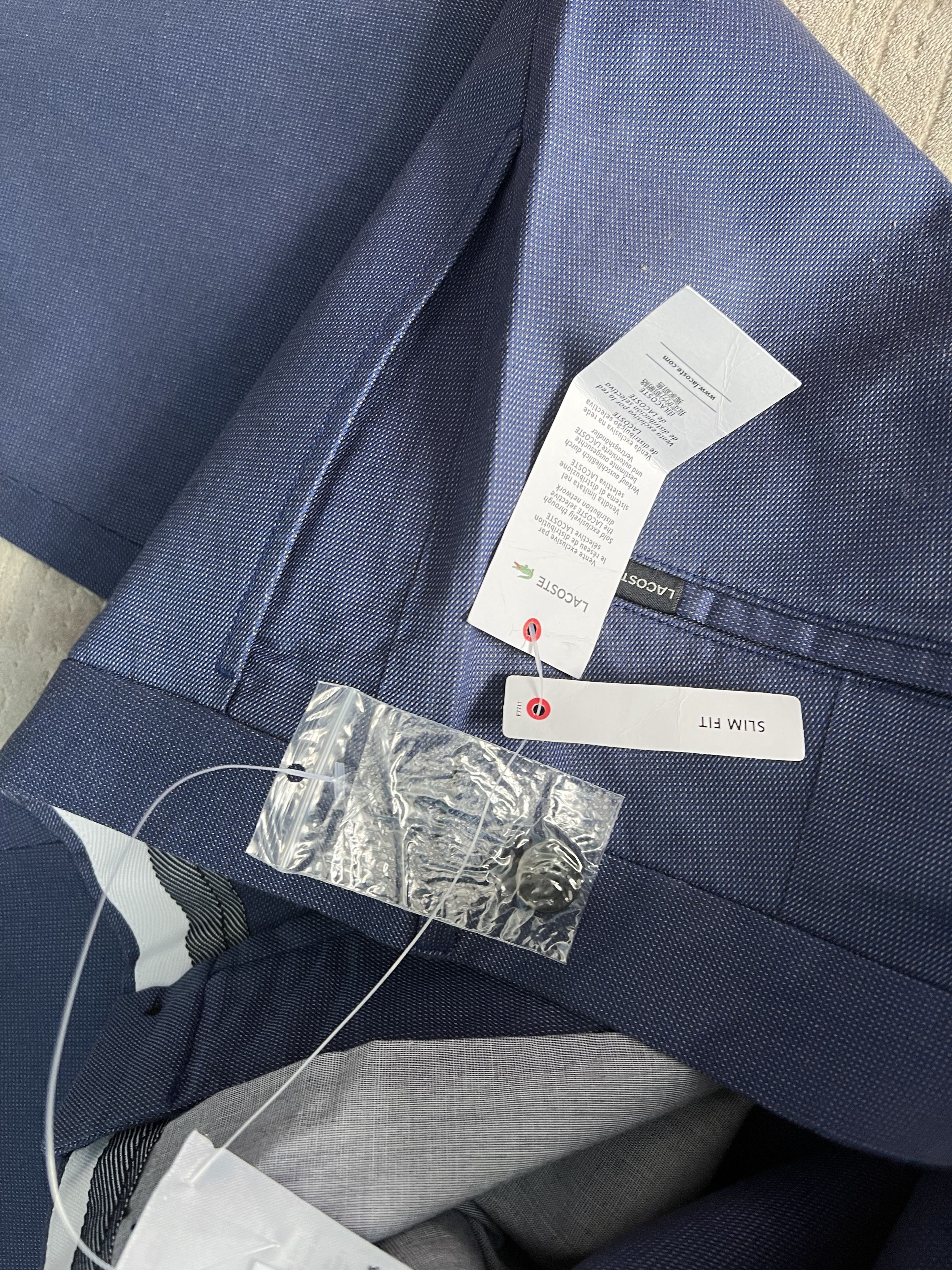 Lacoste Lacoste new pants blue trousers chinos hype Size US 33 - 6 Thumbnail