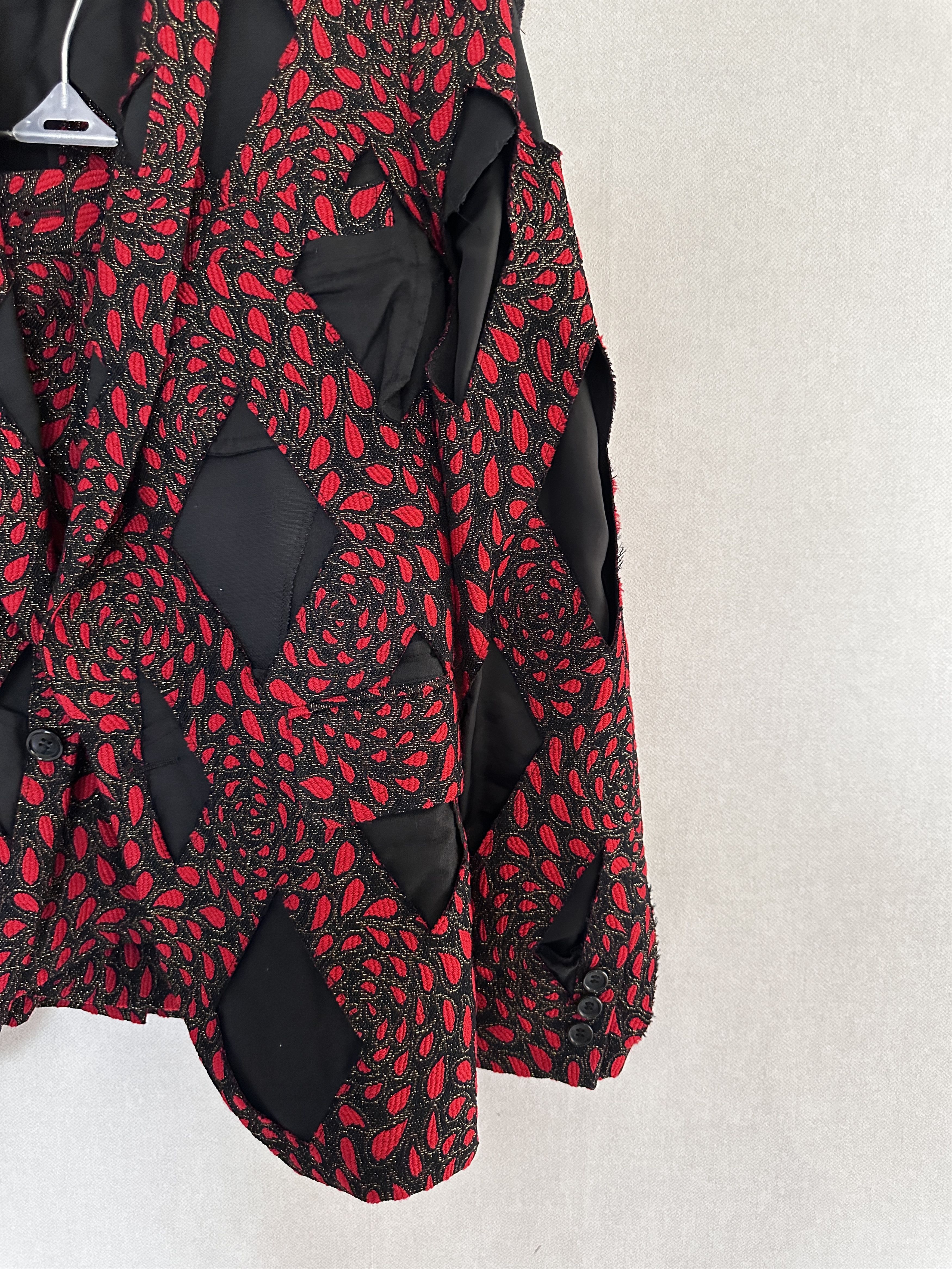 Comme des Garcons Homme Plus Comme des Garçons Homme Plus Blood Rose Blazer Size 36S - 4 Thumbnail