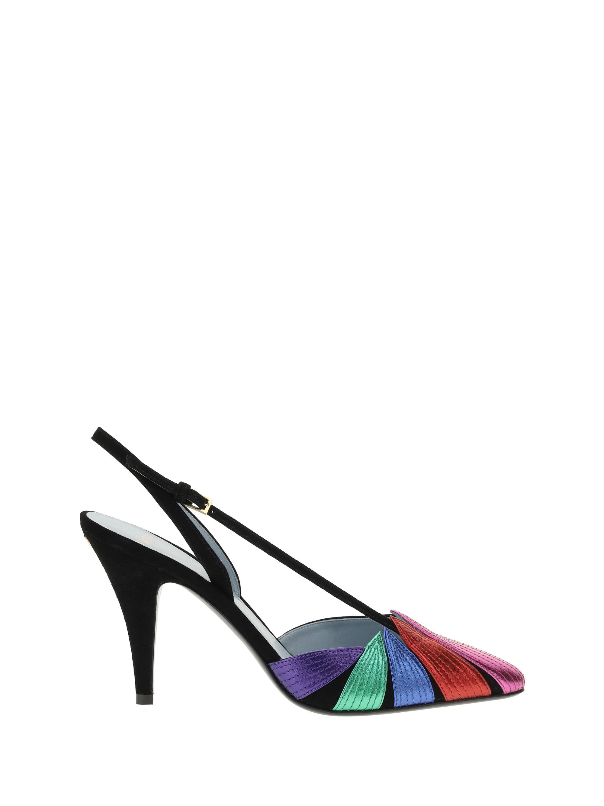 パンプス VALENTINO TWO-TONE LEATHER FOLIEFOLIAGE PUMPS Valentino Garavani Two-tone Leather Foliefoliage Pumps