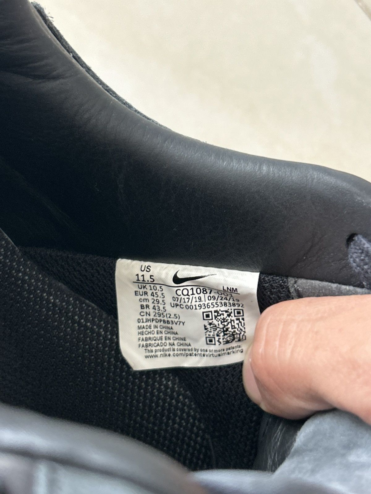 A Ma Maniere × Nike Nike x A Ma Mienere Air Force 1 Low Size US 11.5 / EU 44-45 - 7 Thumbnail