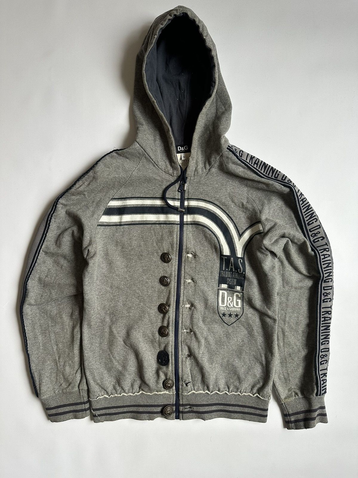 00s archive Dolce&Gabbana zip hoodie 44