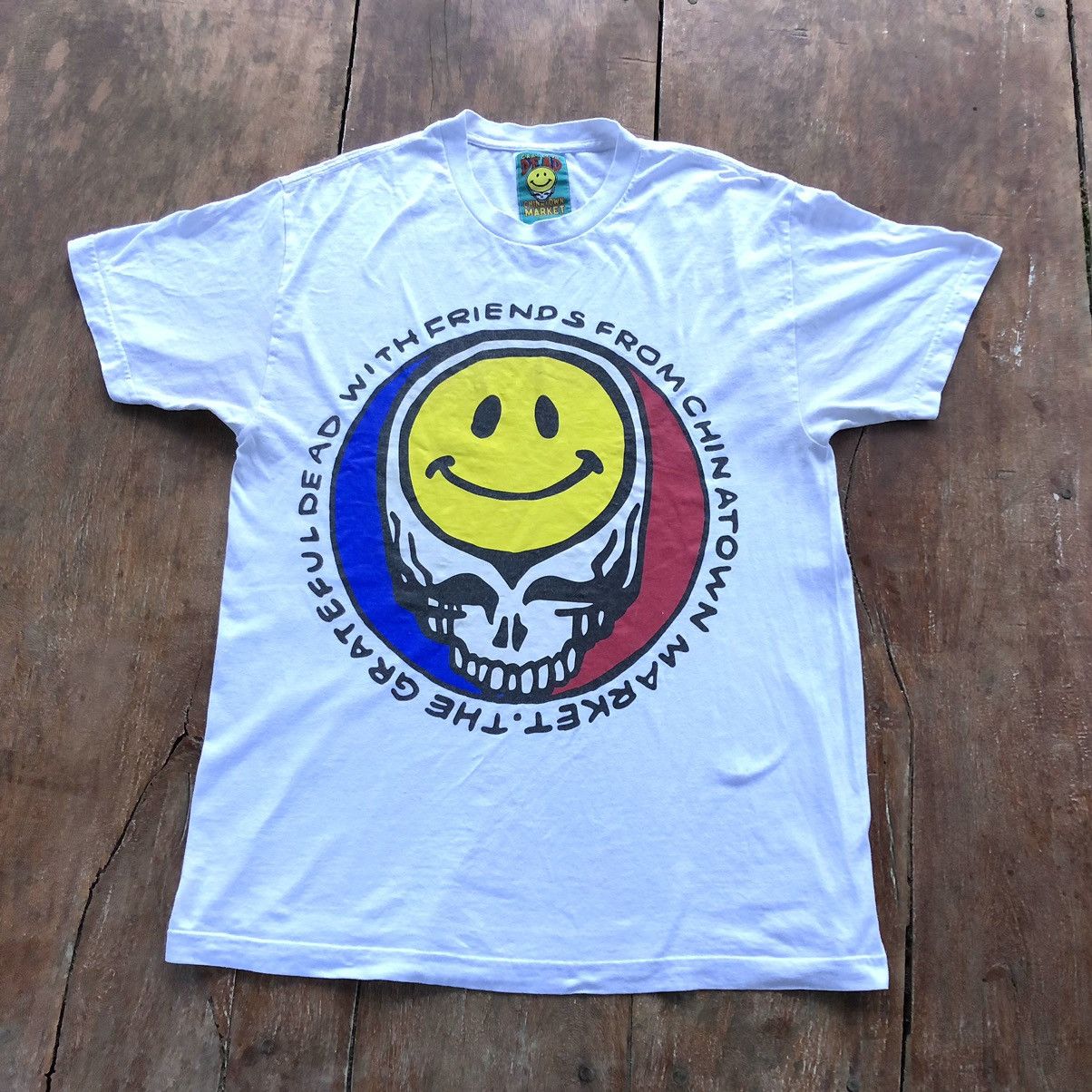 Band Tees Grateful Dead x Chinatown Market Made In USA Rare Shirt Size US L / EU 52-54 / 3 - 2 Thumbnail