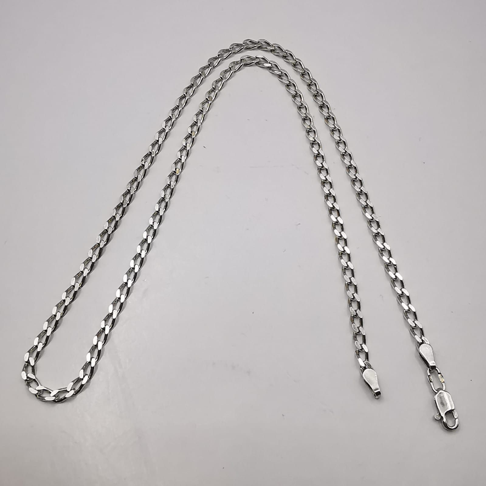 Sterling Silver Vintage Chain,925 Sterling Silver,Signed ,Handmade 11,41g Size ONE SIZE - 2 Thumbnail