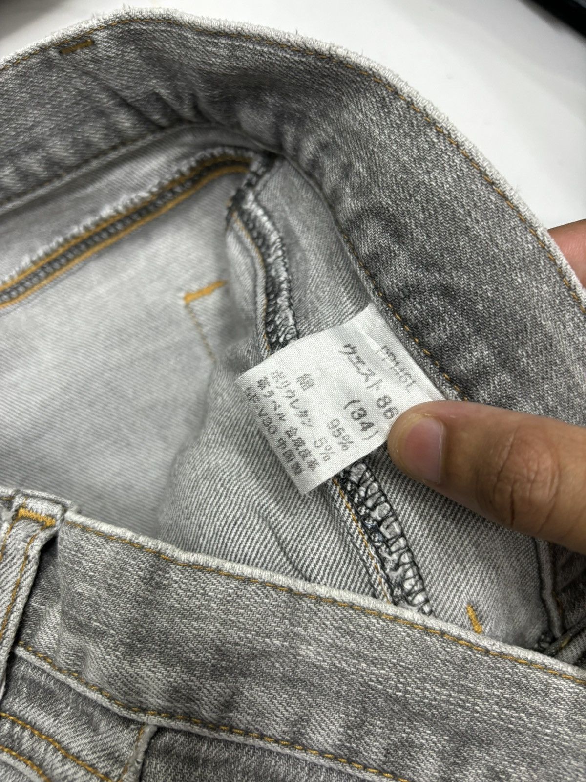 Marithe + Francois Girbaud Rare GL Heart Faded Grey Distressed Denim MFG Style Pants Size US 34 / EU 50 - 9 Thumbnail
