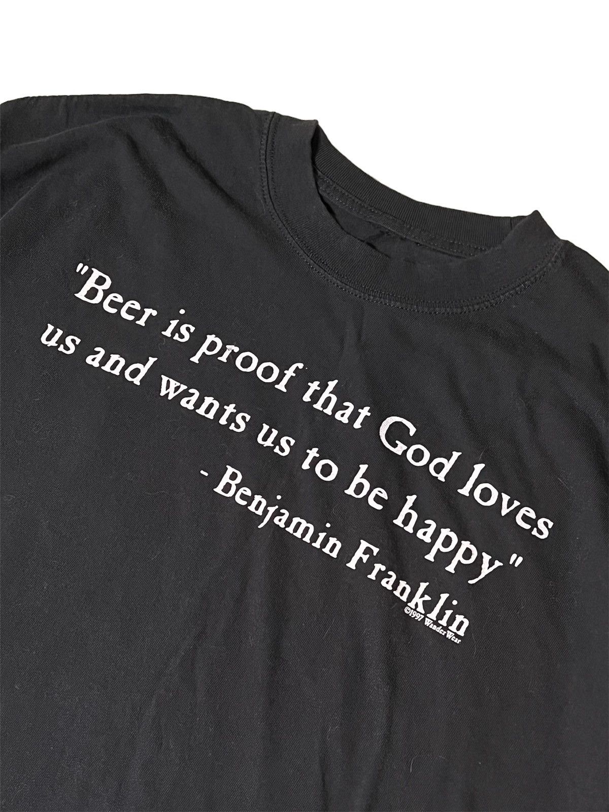 Vintage Vintage Comedy Beer Tee 90s Size US L / EU 52-54 / 3 - 2 Thumbnail