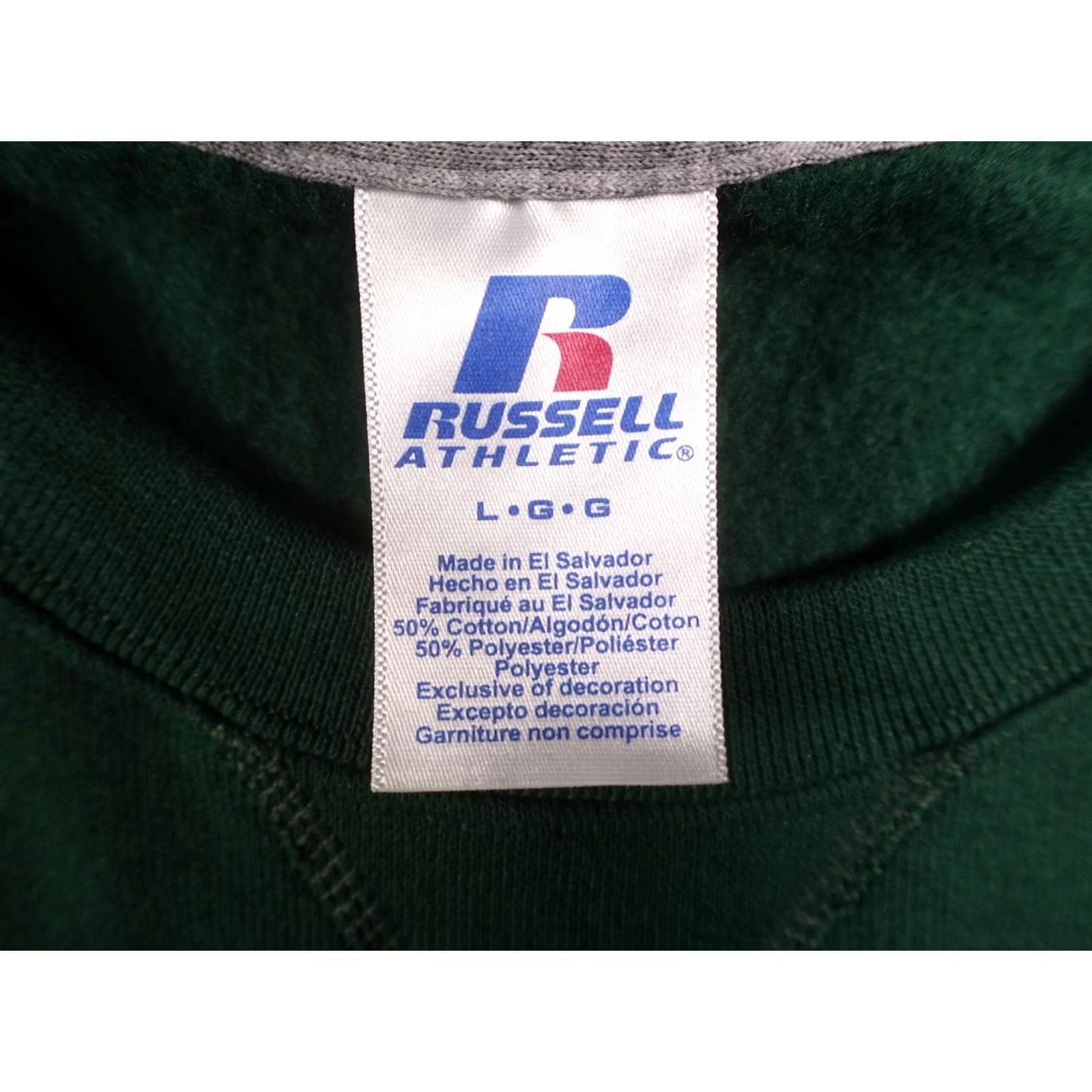 Russell Athletic Russell Athletic Sweatshirt Mens Large Green Crewneck Pullover Fleece Sports Blacklisted? Size US L / EU 52-54 / 3 - 7 Thumbnail