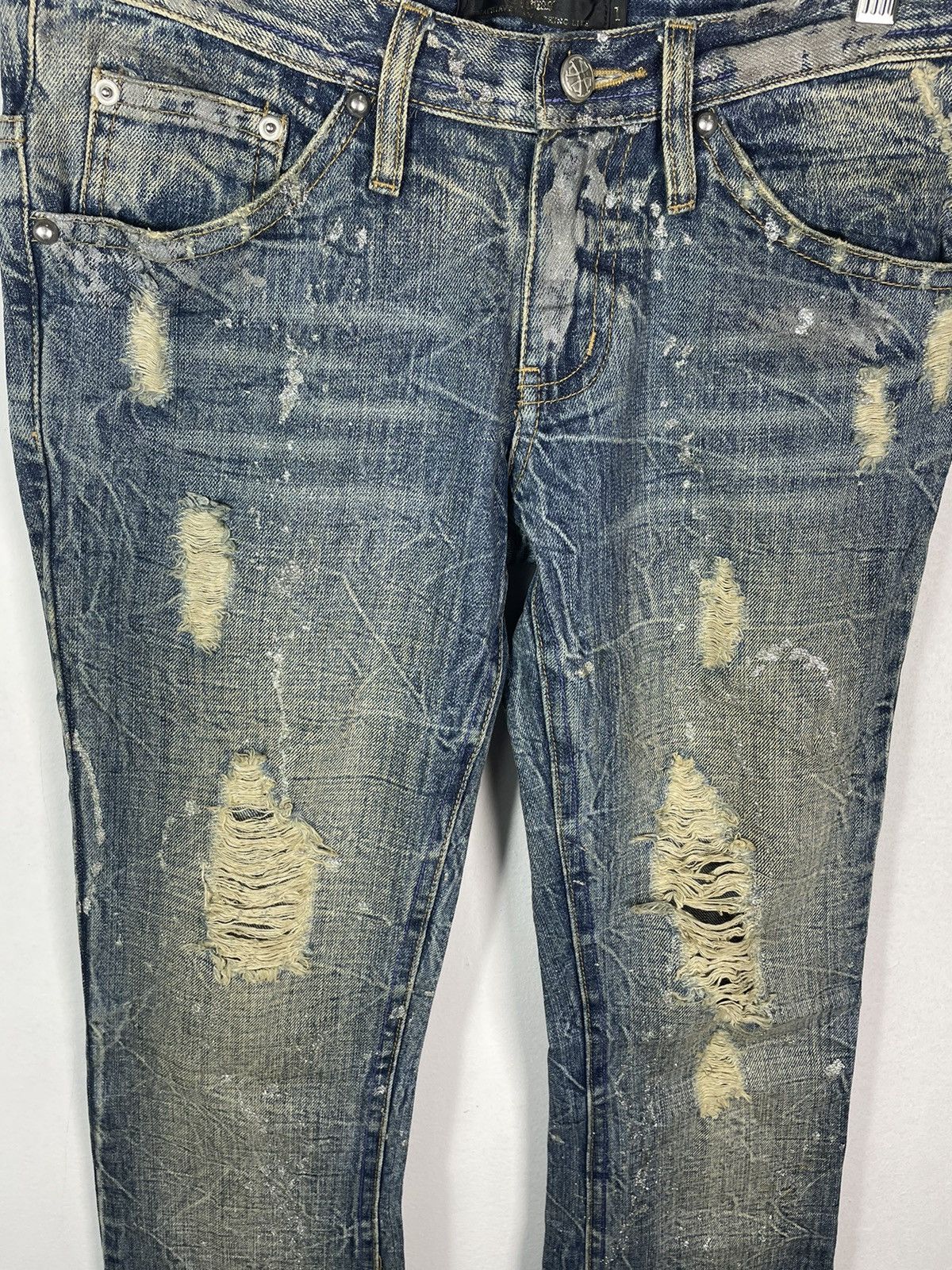 Japanese Brand Very Rare Midas Japanese Design Art Jeans Size US 31 - 4 Thumbnail