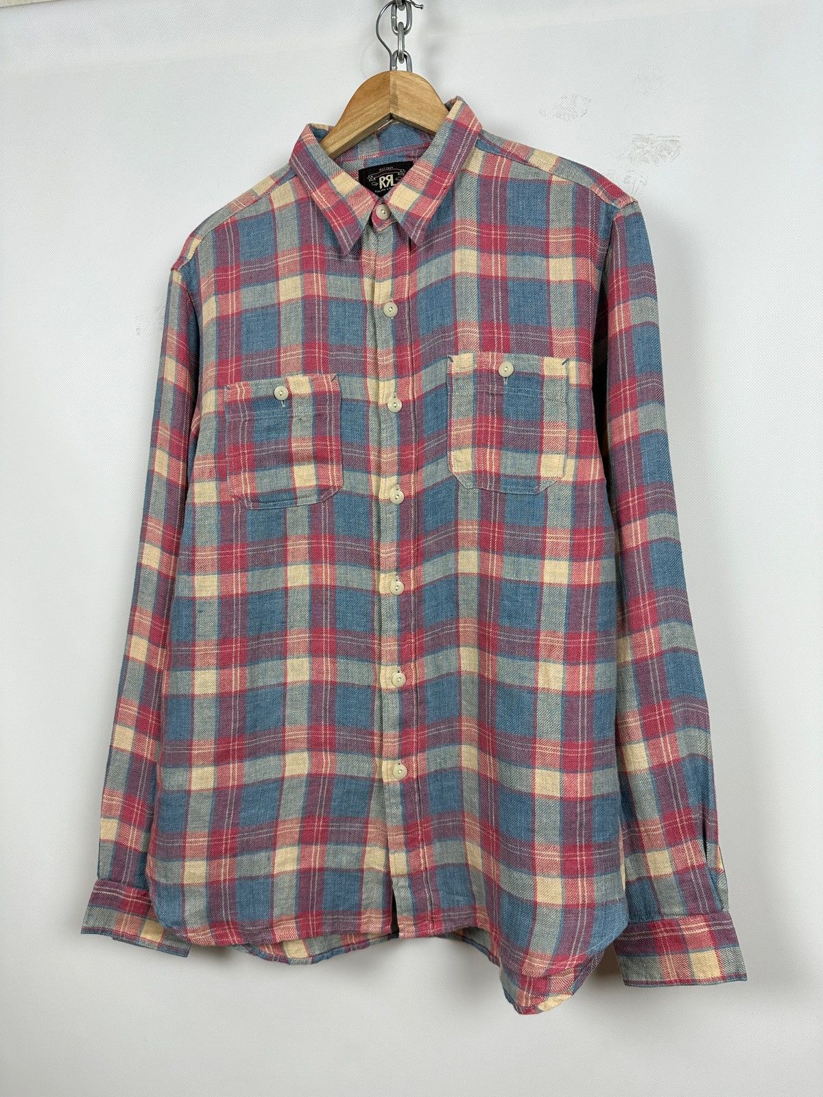 Polo Ralph Lauren RRL Ralph Lauren Double RL Flannel Long Sleeve Button Shirt Size US M / EU 48-50 / 2 - 3 Thumbnail