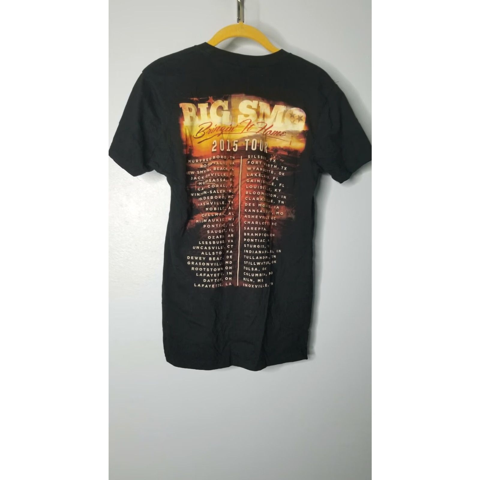 Doublet S Big Smo 2015 Tour T Shirt Double Sided Country Rap Adult S Mens Shirt Black Cotton Crew Neck Short Sleeve Rockme 2015 Tour Size US S / EU 44-46 / 1 - 5 Thumbnail