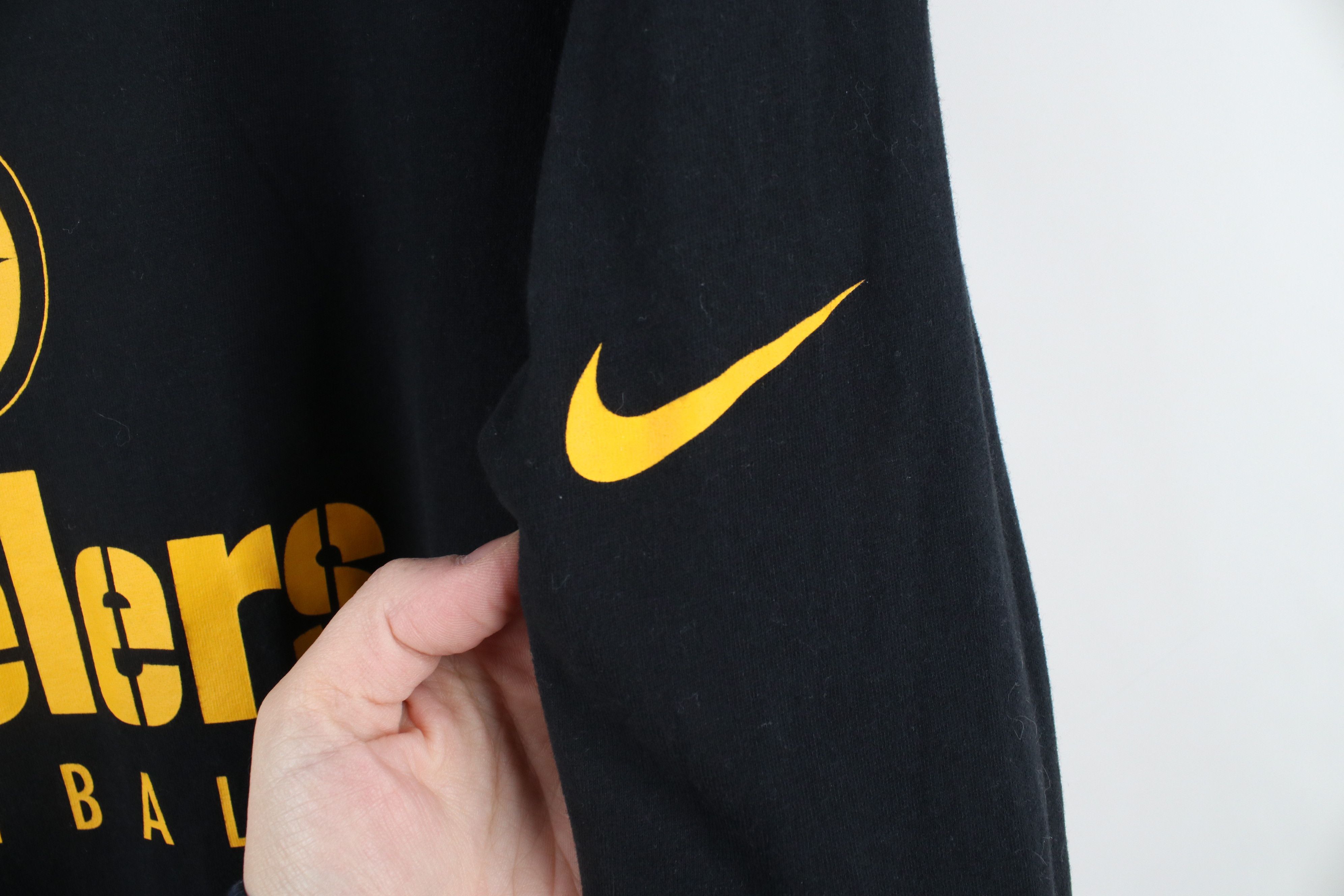 Nike × Vintage Nike NFL Pittsburgh Steelers Football Long Sleeve T-Shirt Size US XXL / EU 58 / 5 - 4 Thumbnail