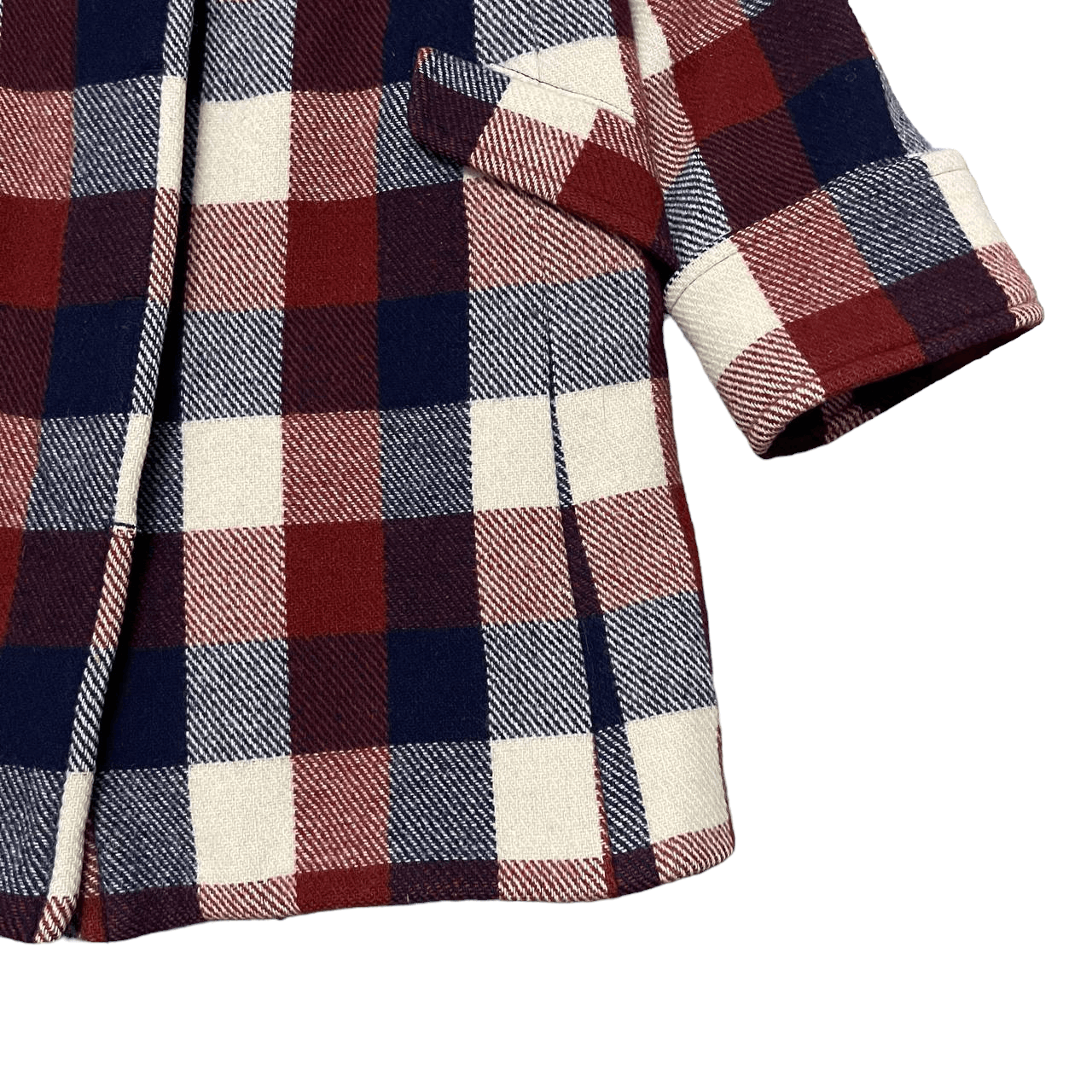 Hysteric Glamour Vintage Hysteric Glamour Plaid Wool Coat Size M / US 6-8 / IT 42-44 - 4 Thumbnail