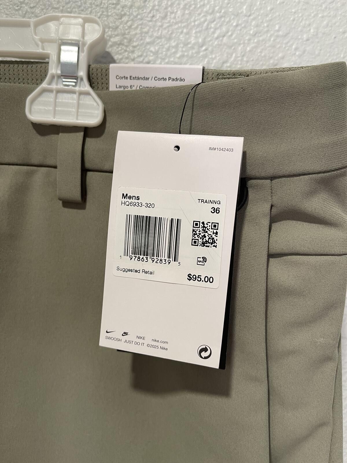 Nike Nike 24.7 Perfect Stretch 6” Golf Shorts Dri-FIT HQ6933 320 Size US 36 / EU 52 - 3 Thumbnail