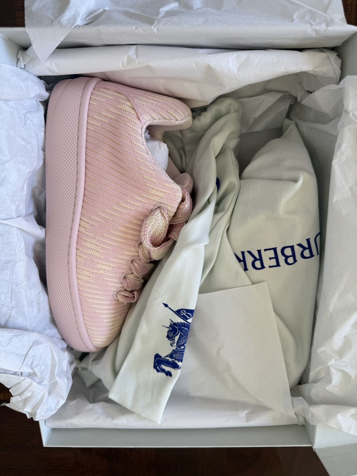Burberry Burberry Box Knit Sneaker Size US 8 / IT 38 - 3 Thumbnail