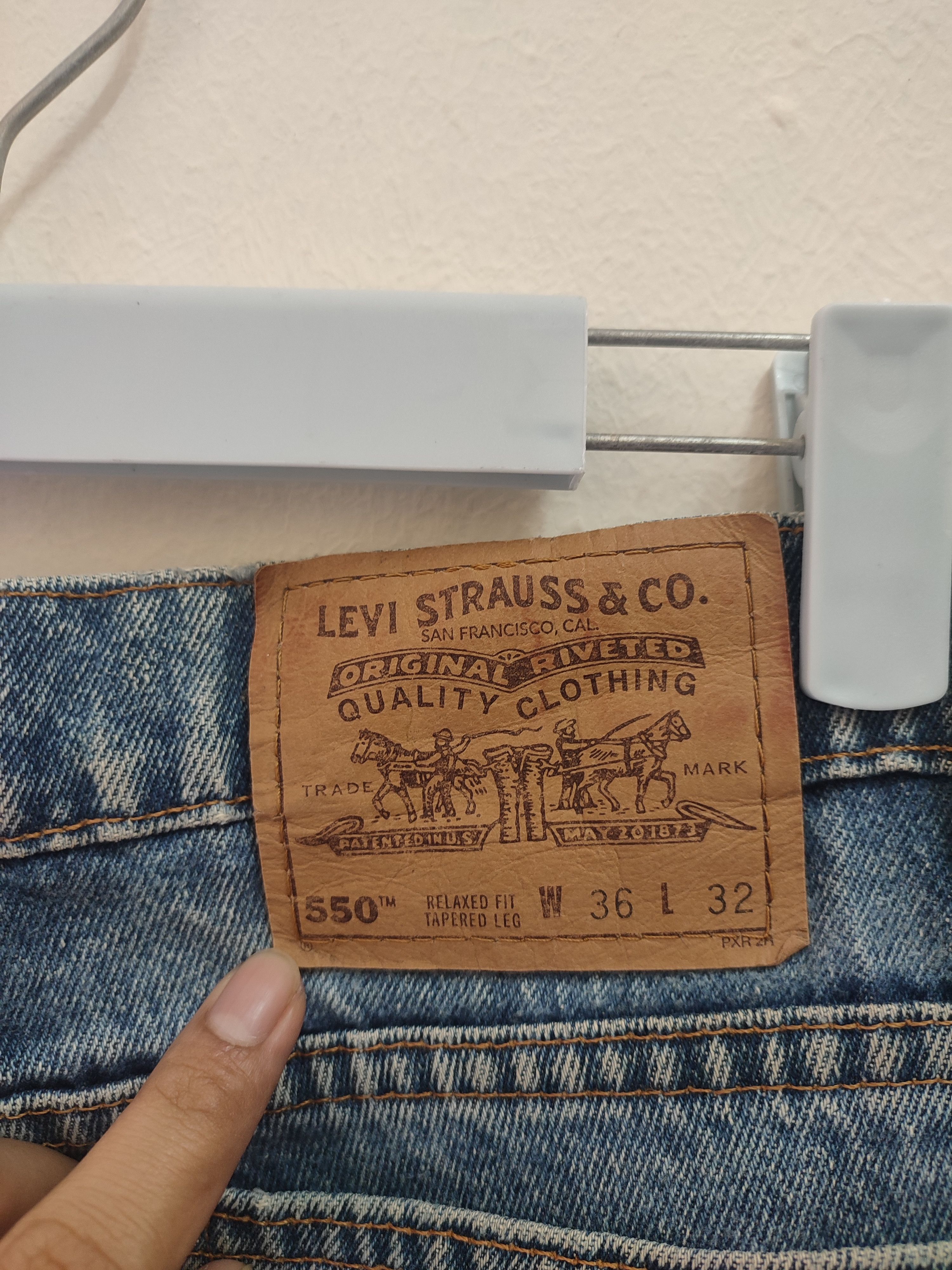 Levi's 💥Vtg Levi's 550 Orange Tab Jeans Size US 36 / EU 52 - 12 Thumbnail
