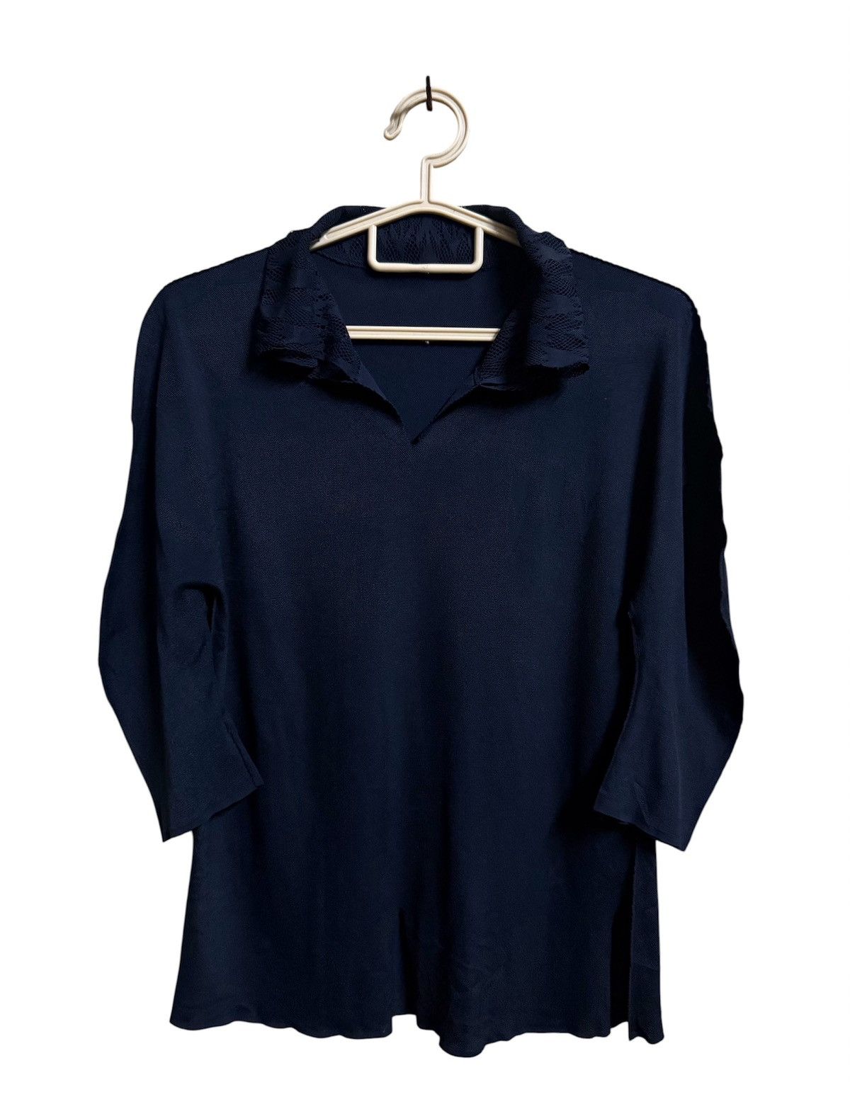 Pleats Please Issey Miyake Pleats Please Issey Miyake Polo Neck Classic Vintage 80s Size S / US 4 / IT 40 - 1 Thumbnail