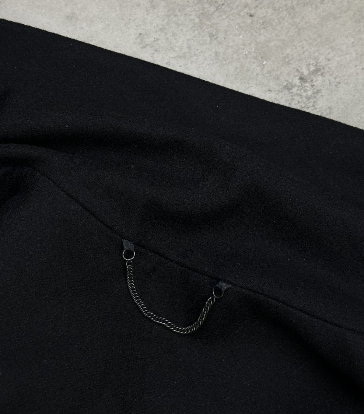 Allsaints AllSaints Monument Rib Coat Black Wool Blend Jacket UK 10 Size US M / EU 48-50 / 2 - 12 Thumbnail