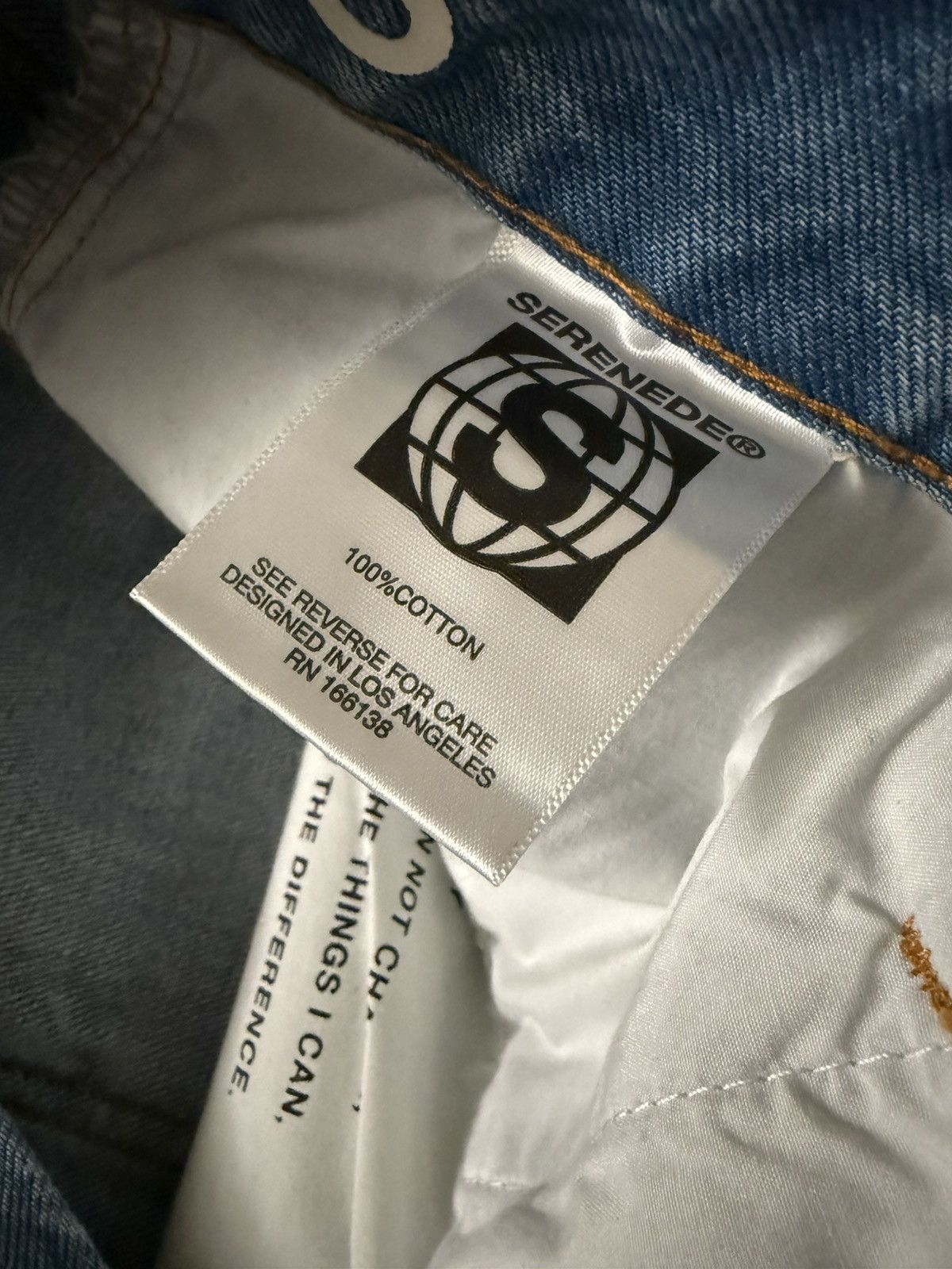 SERENEDE Mens Saline Denim shorts 34 Size US 34 / EU 50 - 9 Thumbnail