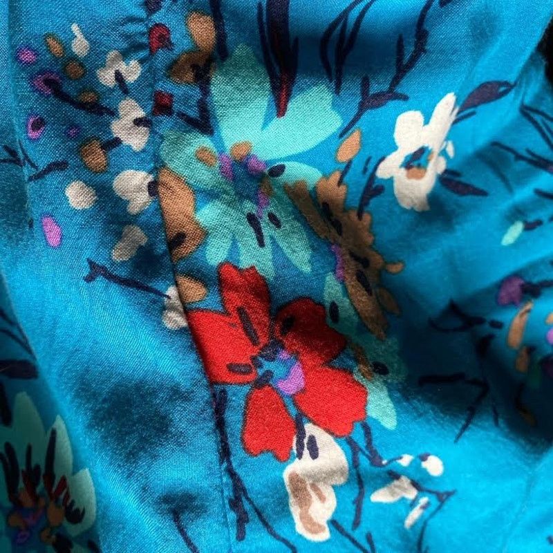 Vintage Xhilaration | Blue Floral Mini Y2K Dress | Size M Size M / US 6-8 / IT 42-44 - 9 Thumbnail