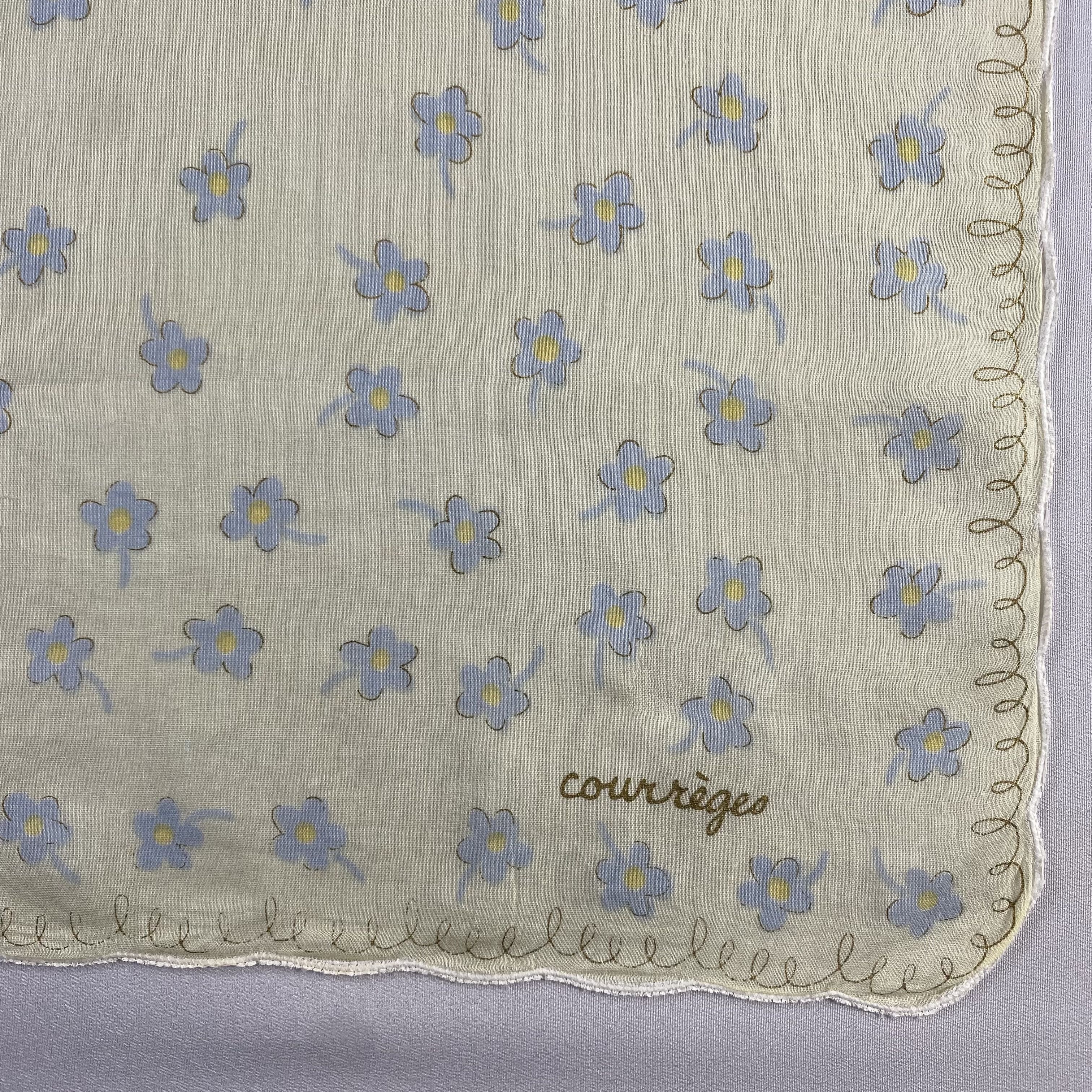 Courreges × Vintage Courreges Handkerchief / Neckerchief / Bandana-P980 Size ONE SIZE - 3 Thumbnail