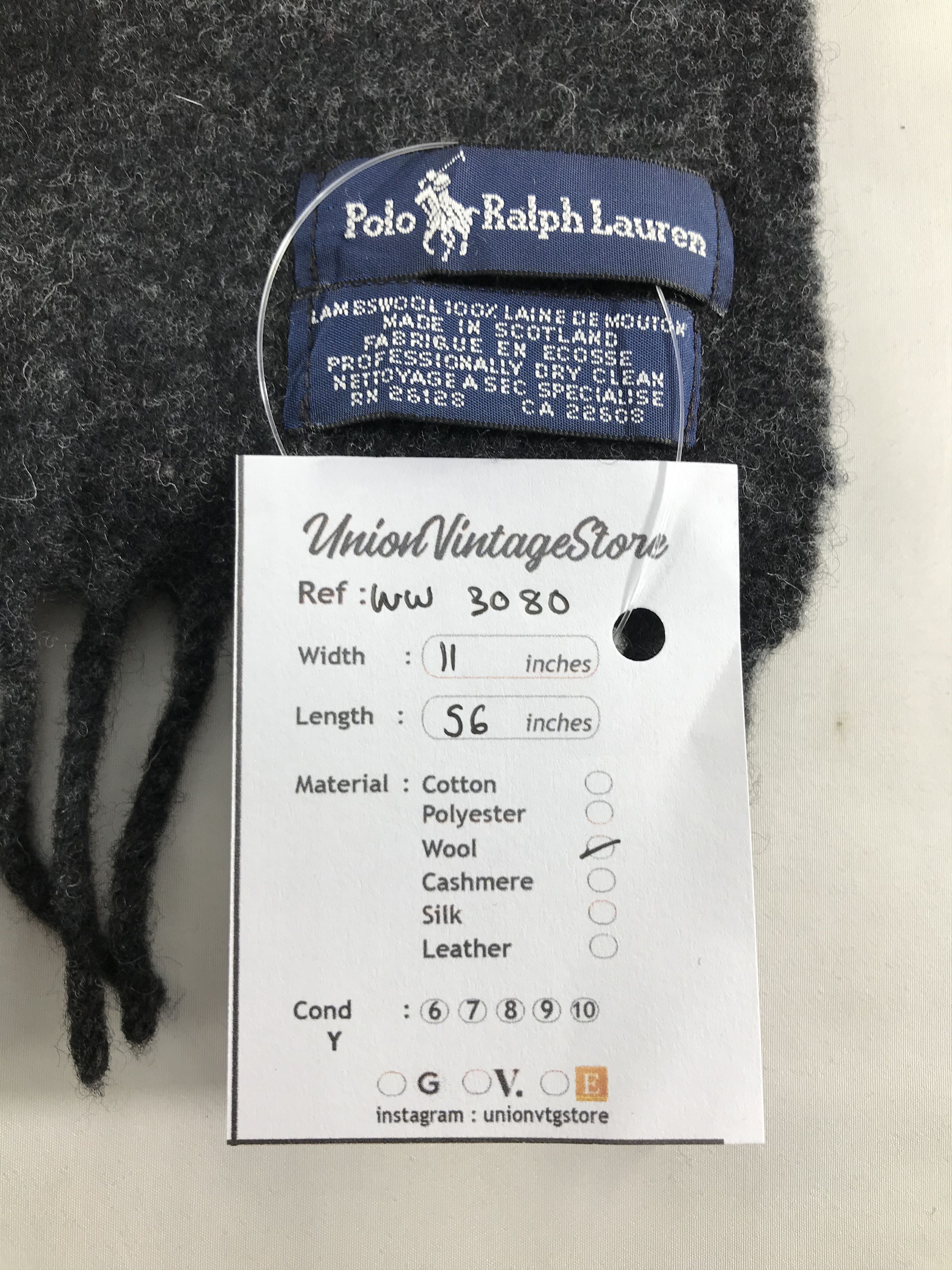 Polo Ralph Lauren × Vintage Rolo Ralph Lauren Scarf / Muffler / Neckwear - WW3080 Size ONE SIZE - 5 Thumbnail