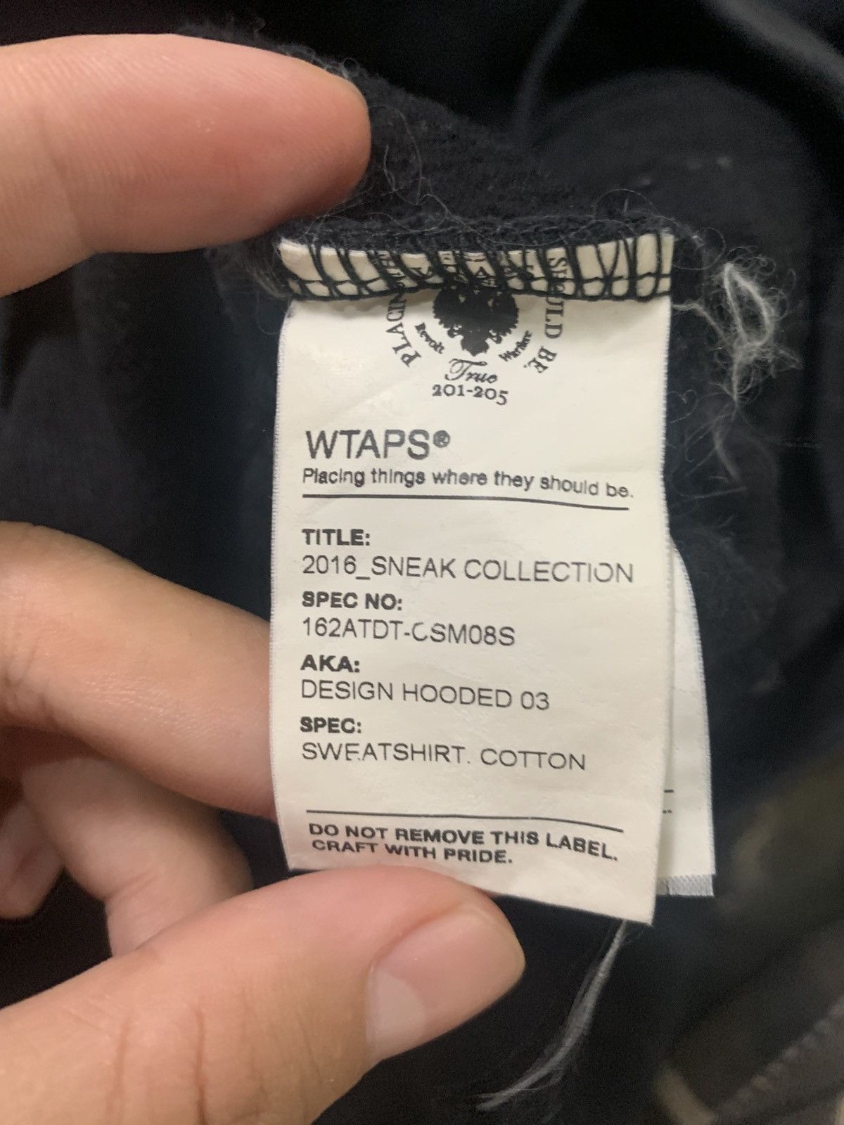 Wtaps WTAPS Crossbone Hoodie Size US XL / EU 56 / 4 - 8 Thumbnail