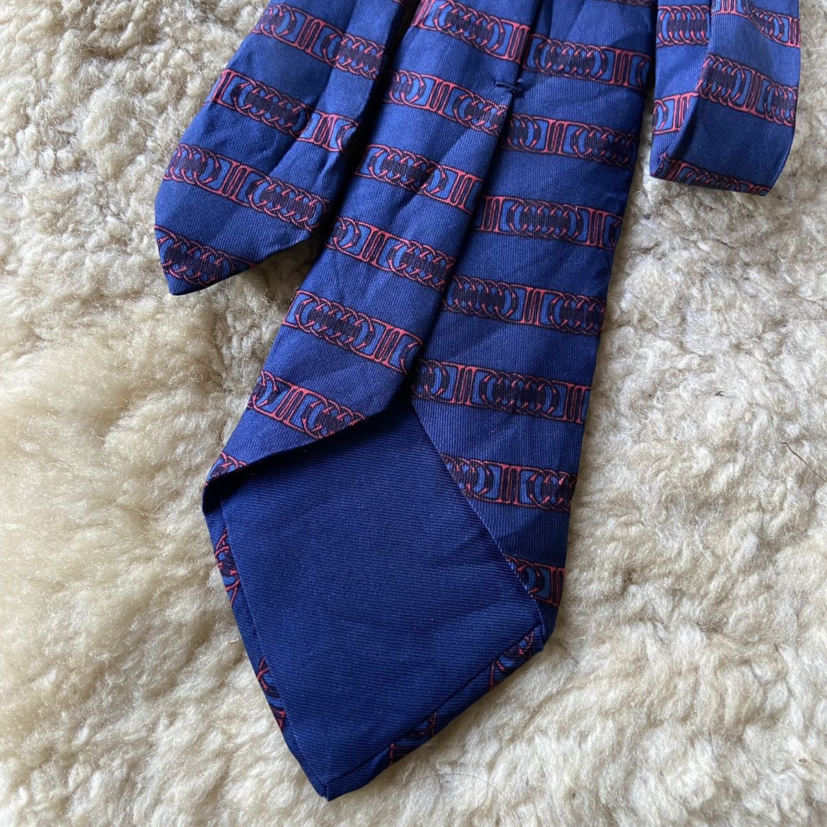 Hermes × Vintage HERMES Paris Silk Tie Made In France Size ONE SIZE - 10 Thumbnail