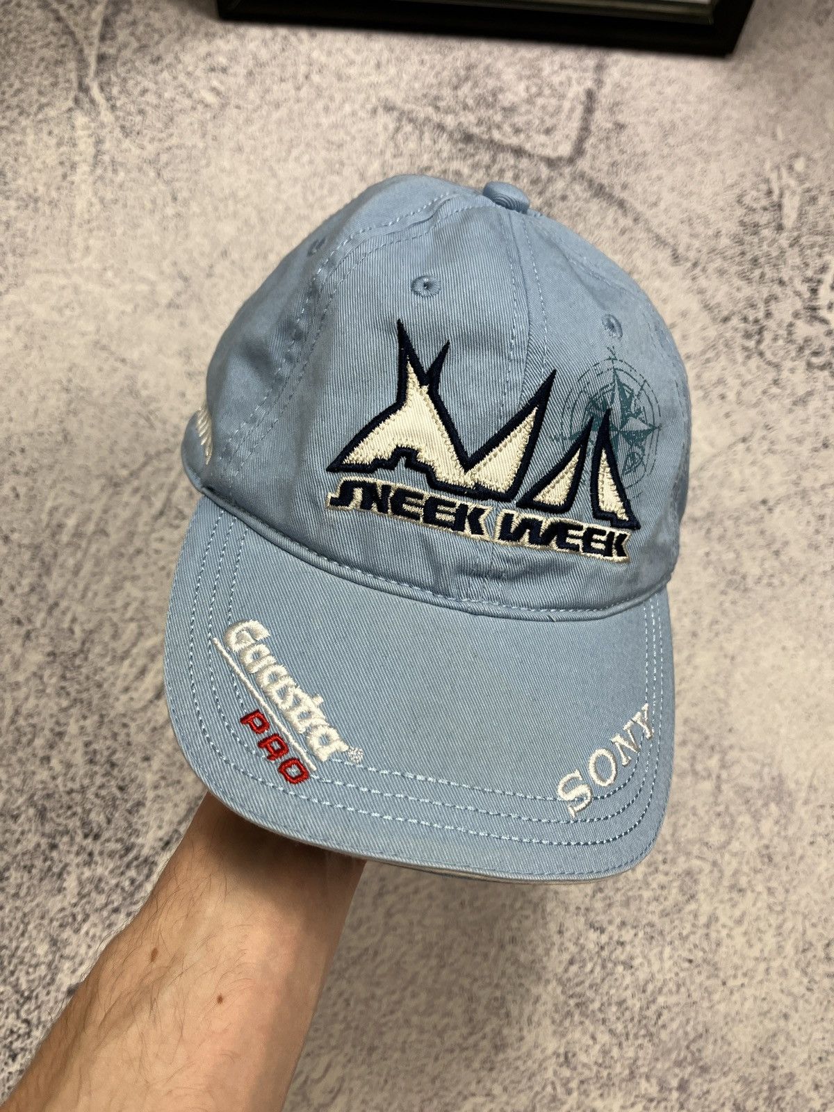 Vintage Sneek Week Royal Dutch Regatta Racing Cap Lipton Sony Rare Size ONE SIZE - 5 Thumbnail
