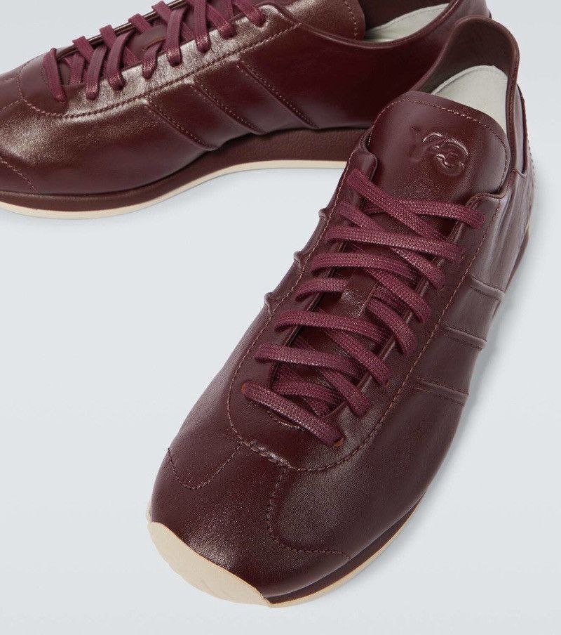 Y-3 Adidas Y-3 Country Leather Sneakers “Shadow Red” Size US 9.5 / EU 42-43 - 6 Thumbnail
