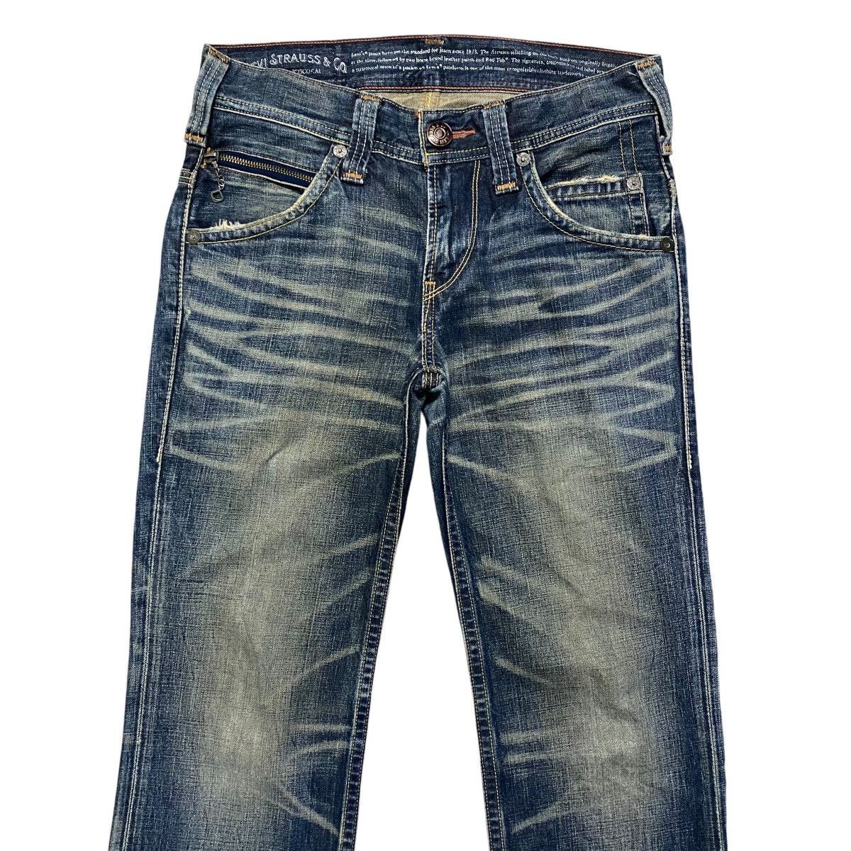 Levi's Y2K Levis 502 Gemstone Distressed Jeans Size US 29 - 3 Thumbnail